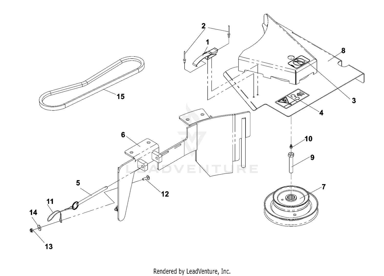 Drive Kit Assembly - 61" Deck