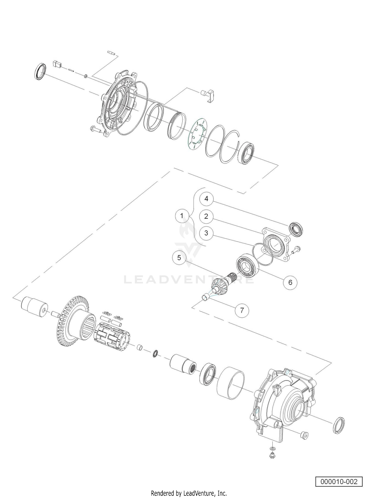 Front Differential (Input Components)