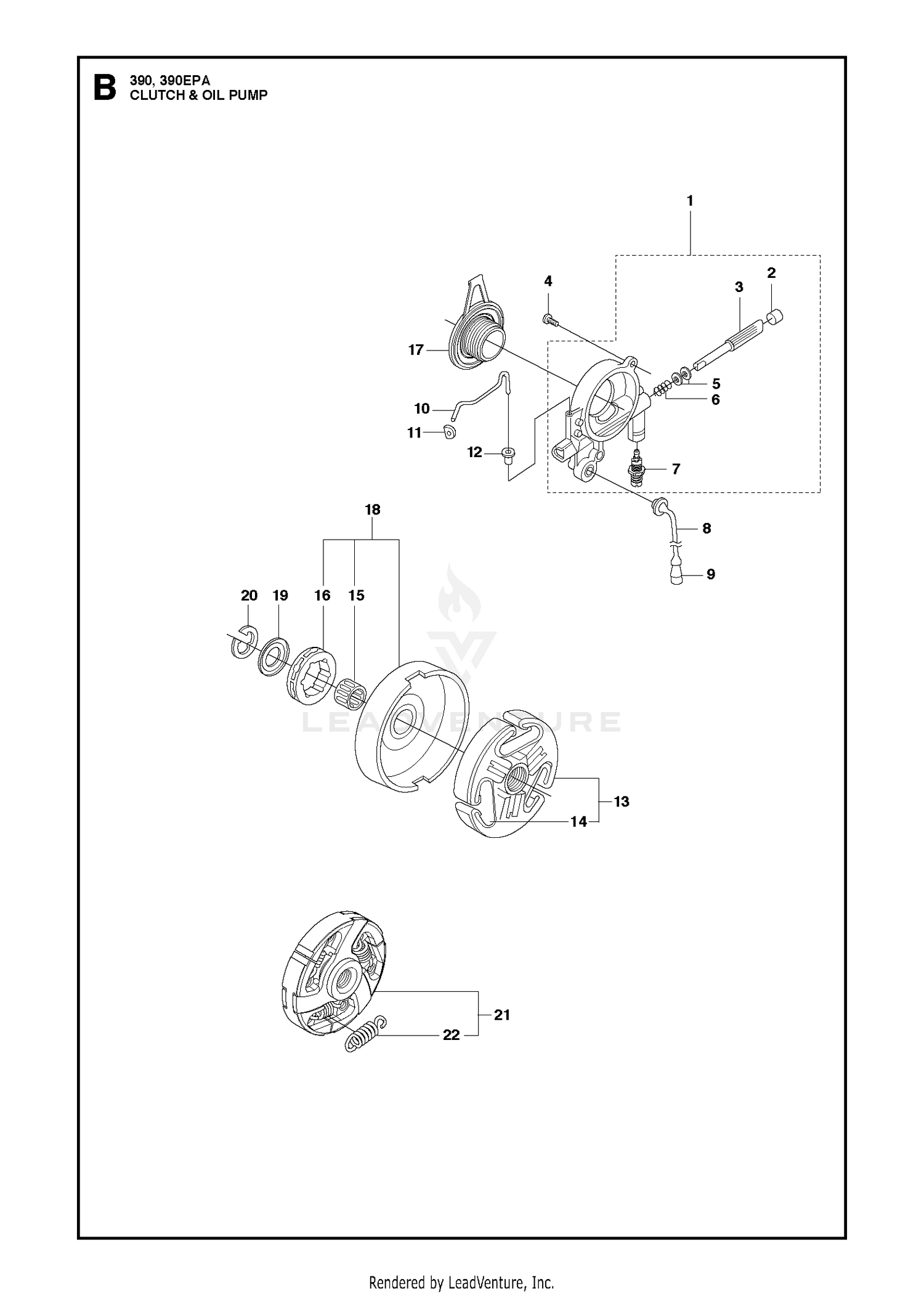 CLUTCH & OIL PUMP