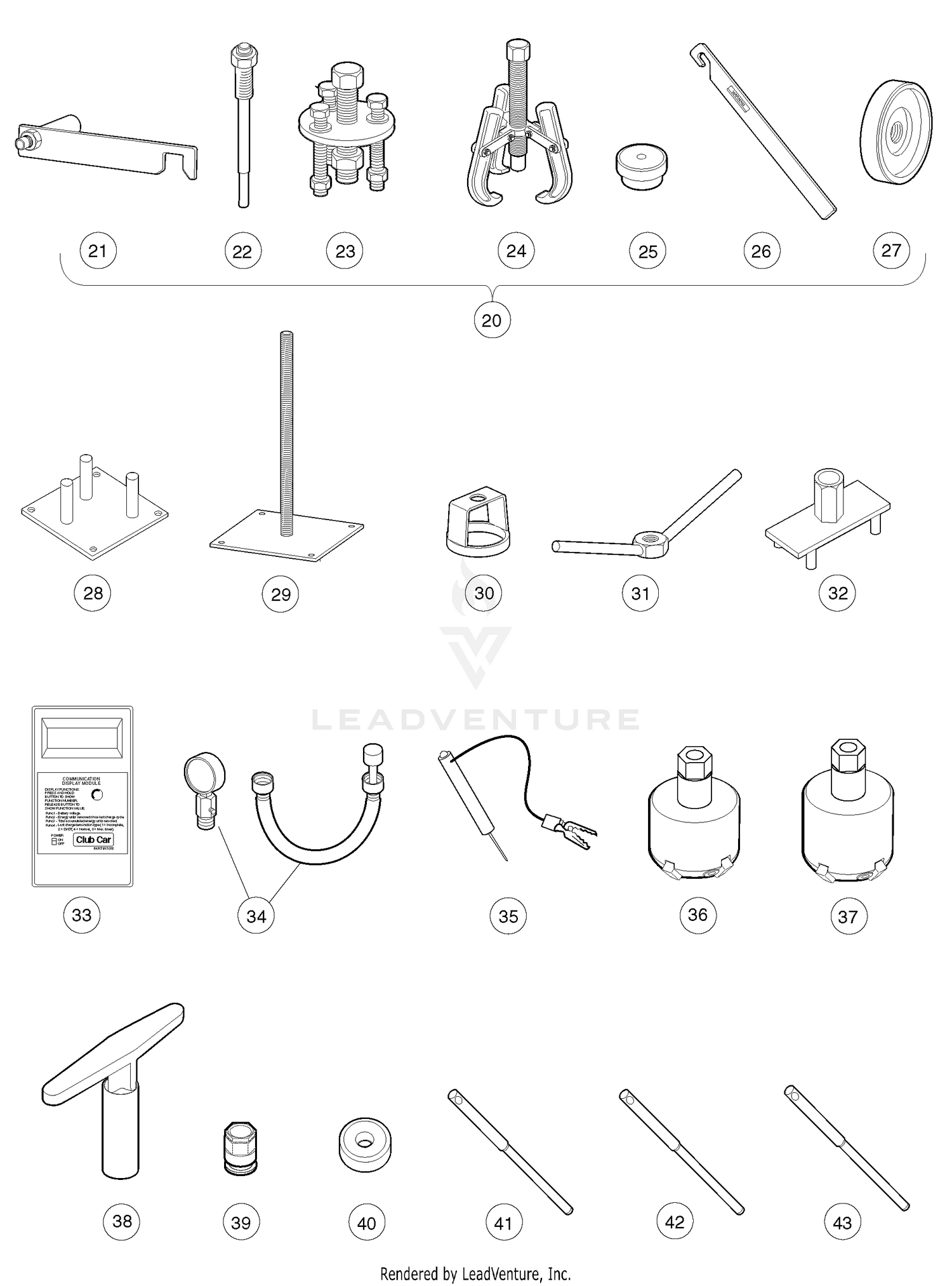 Maintenance And Service Tools - Gas