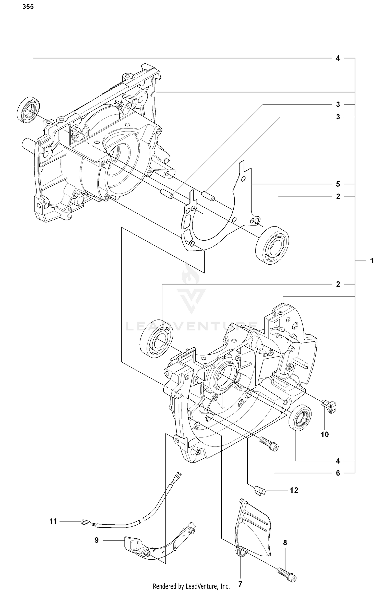 Crankcase (355)