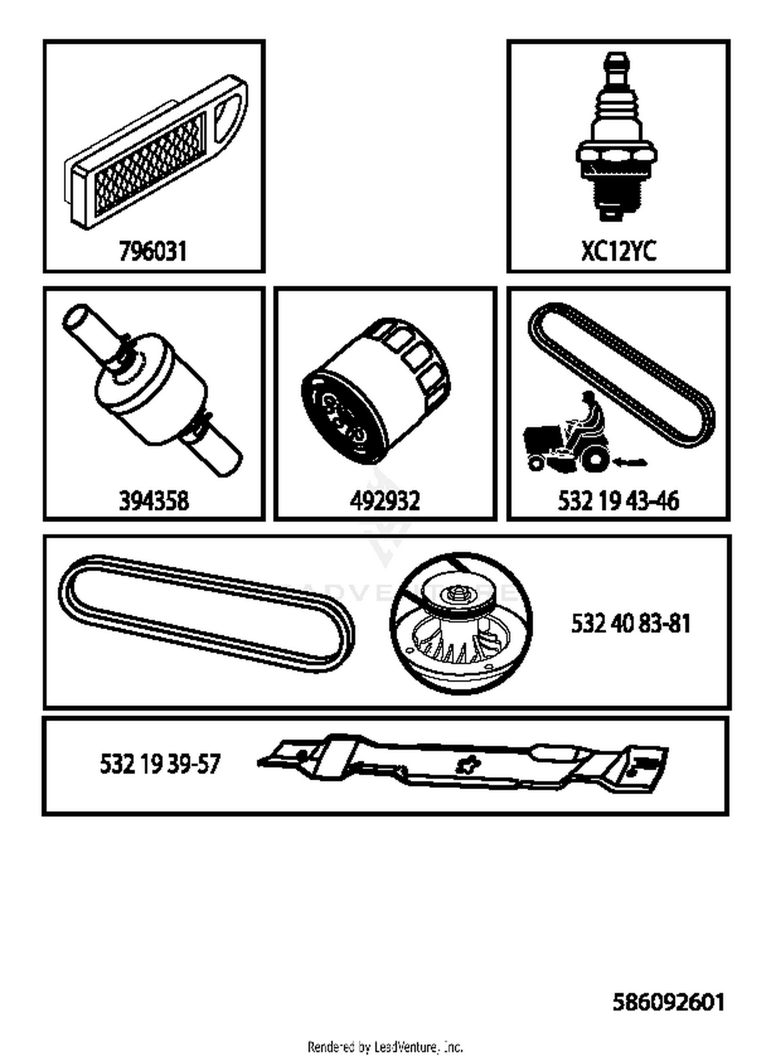 FREQUENTLY USED PARTS