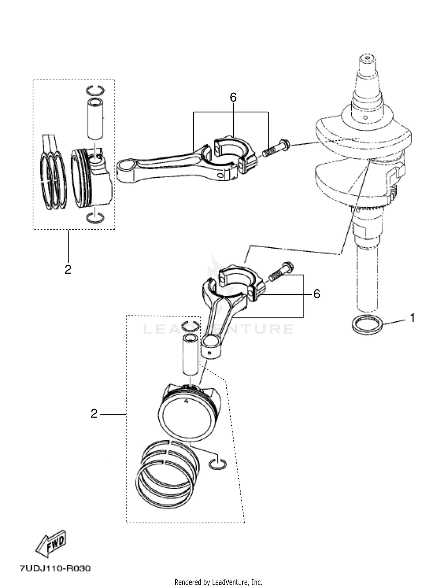CRANKSHAFT & PISTON