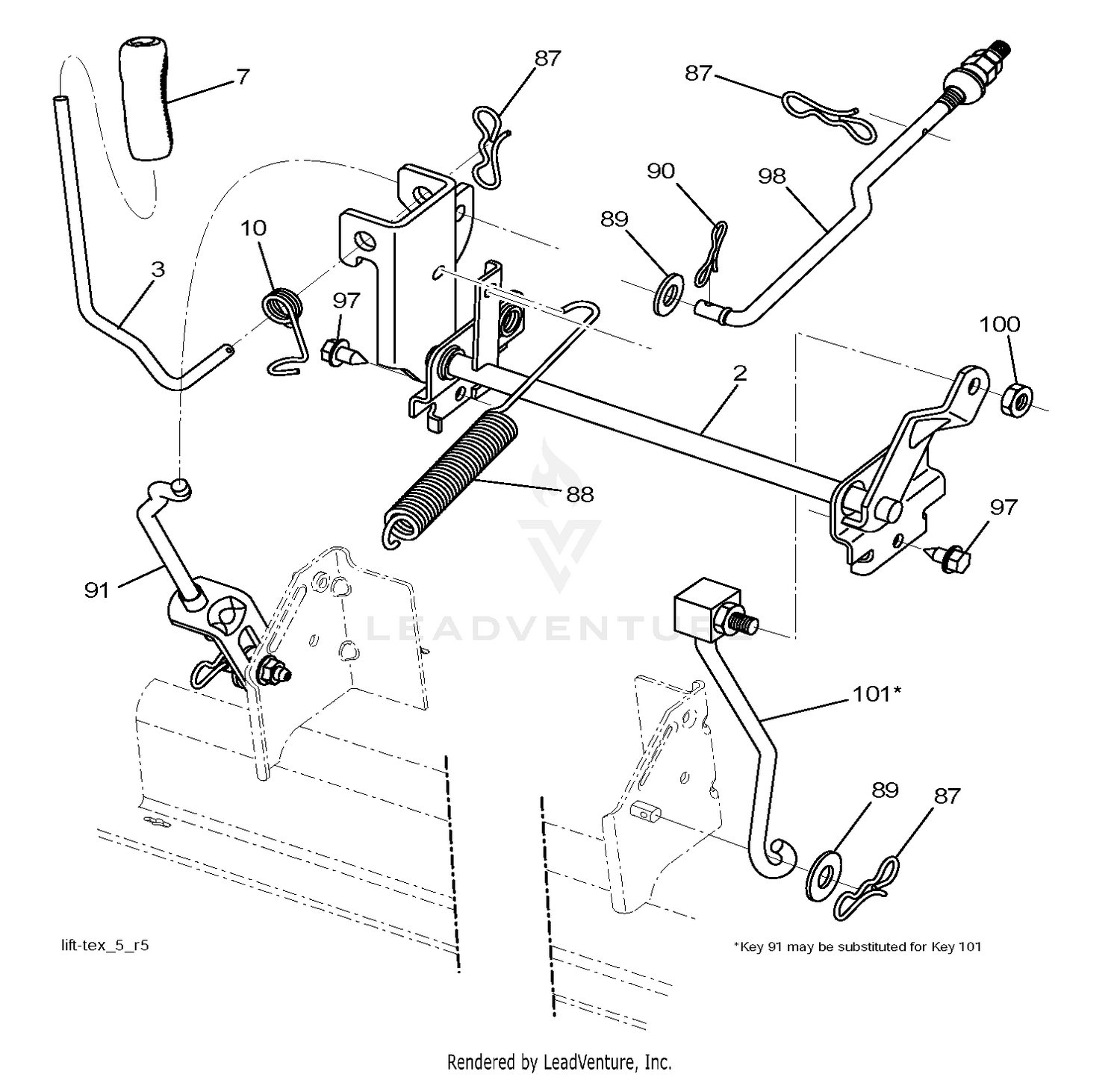 MOWER LIFT / DECK LIFT