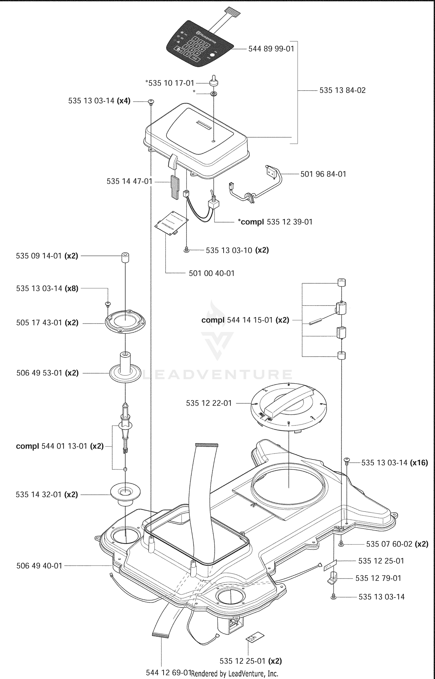 Upper Chassis / Control Panel