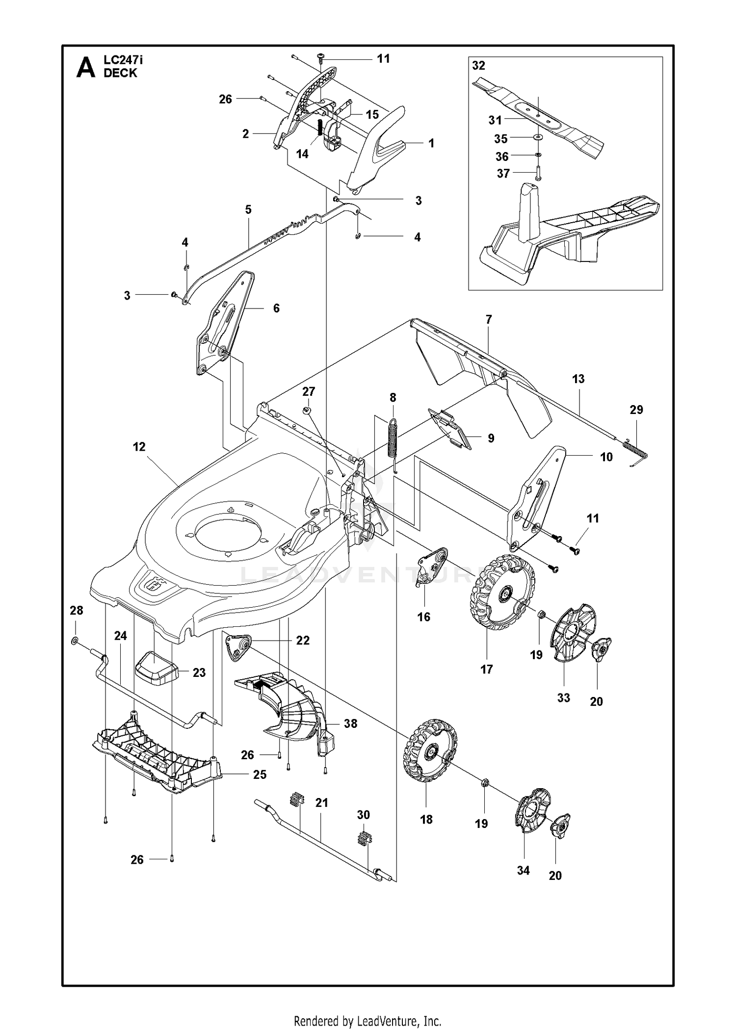 MOWER DECK / CUTTING DECK