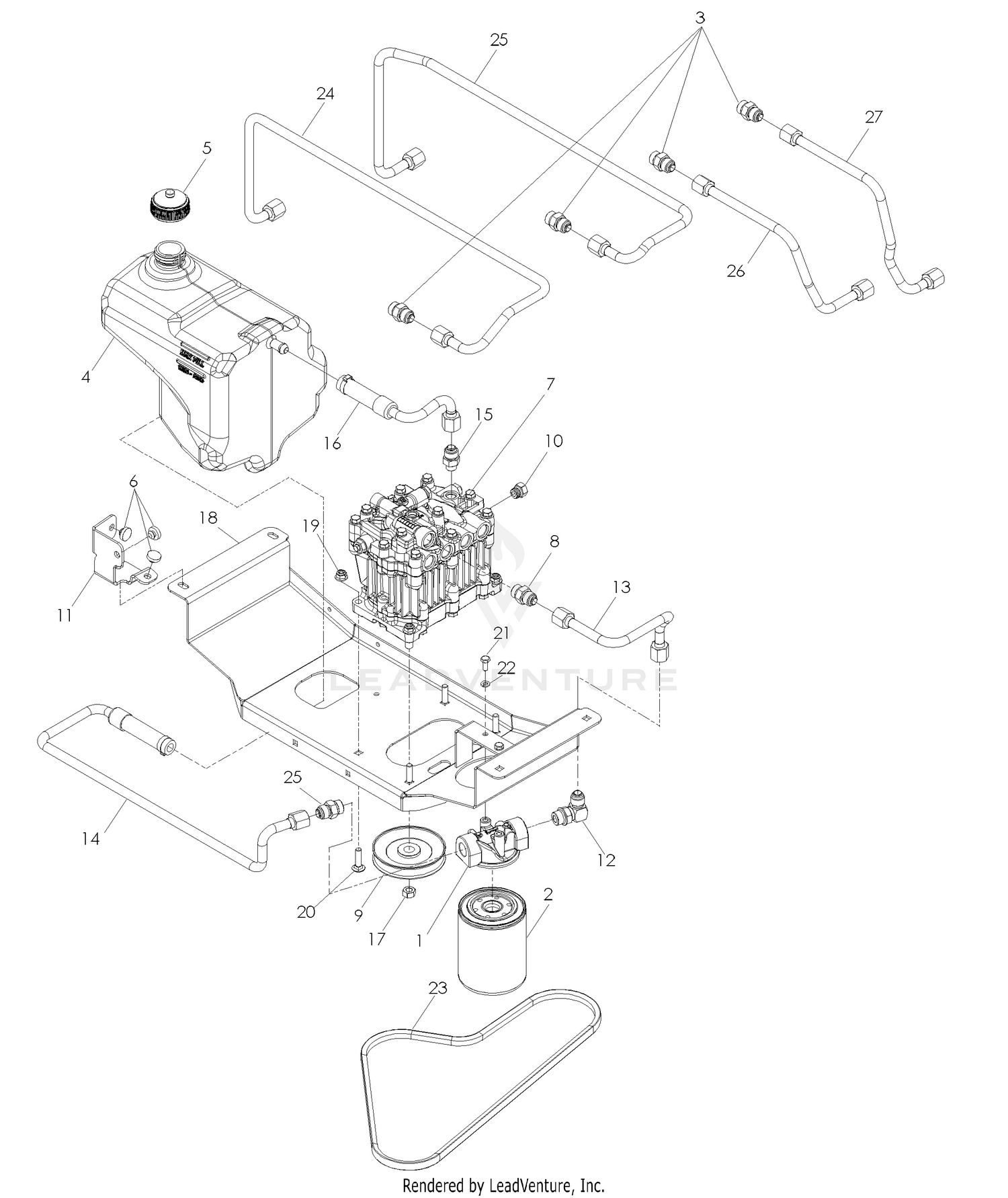 Hydraulic Pump - Motor