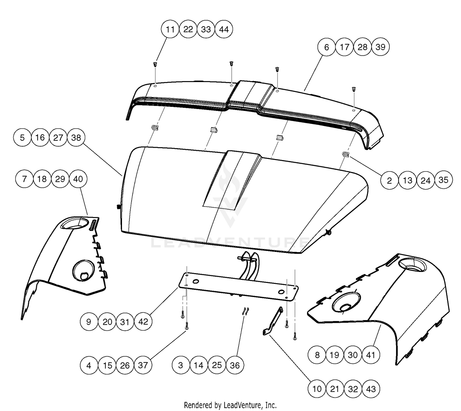 Cowl Assemblies - Carryall Vehicles