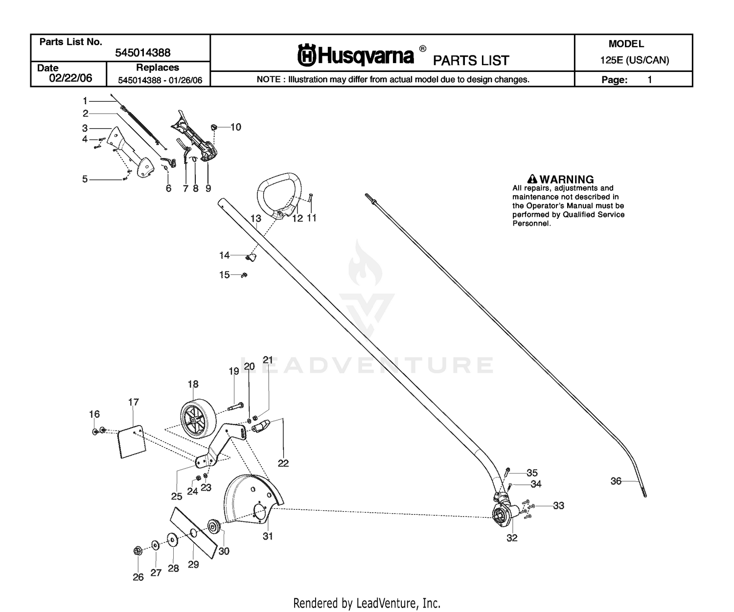 Assembly diagram