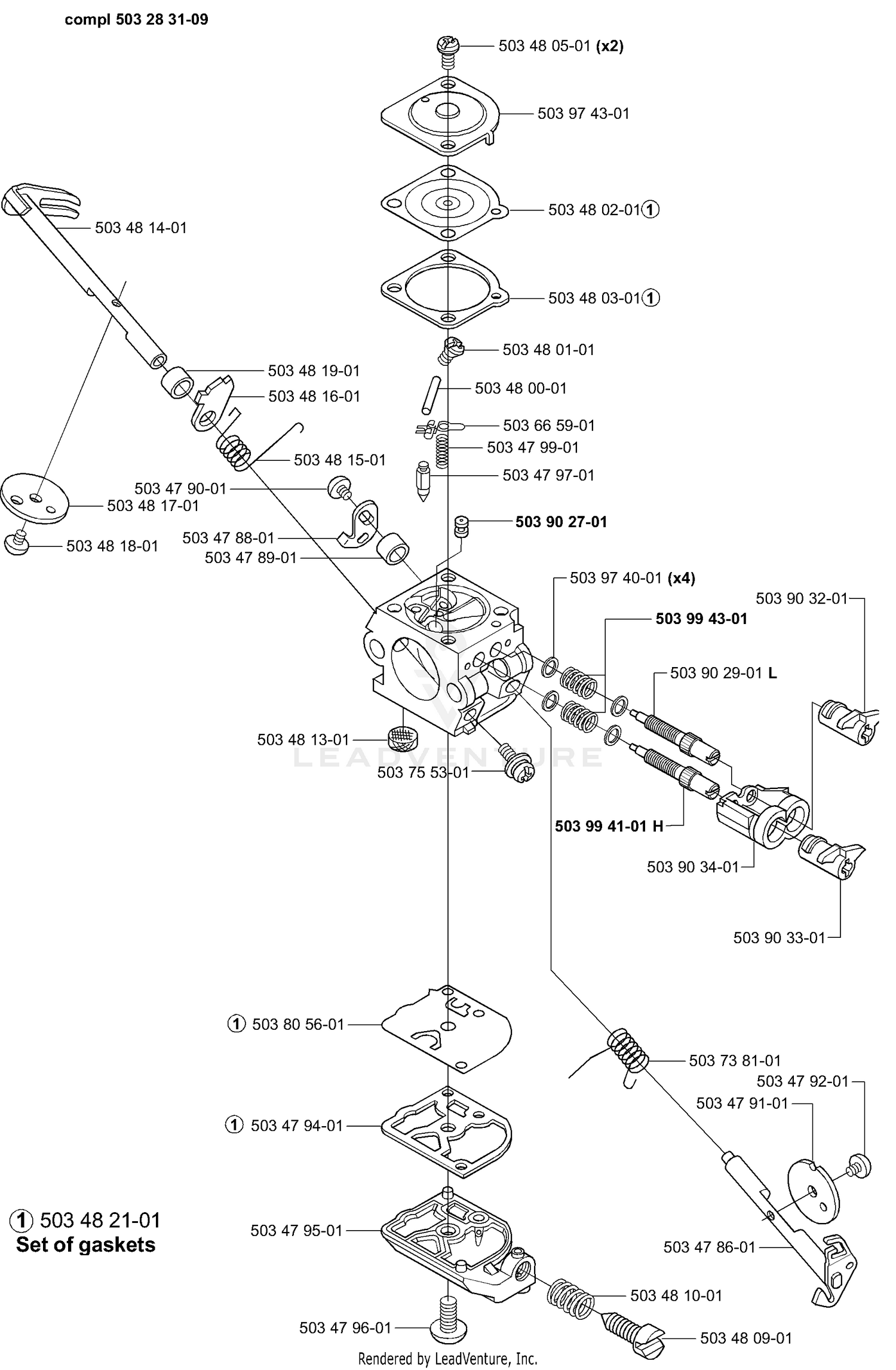 Carburetor ZAMA C1Q - EL 10 (EPA)