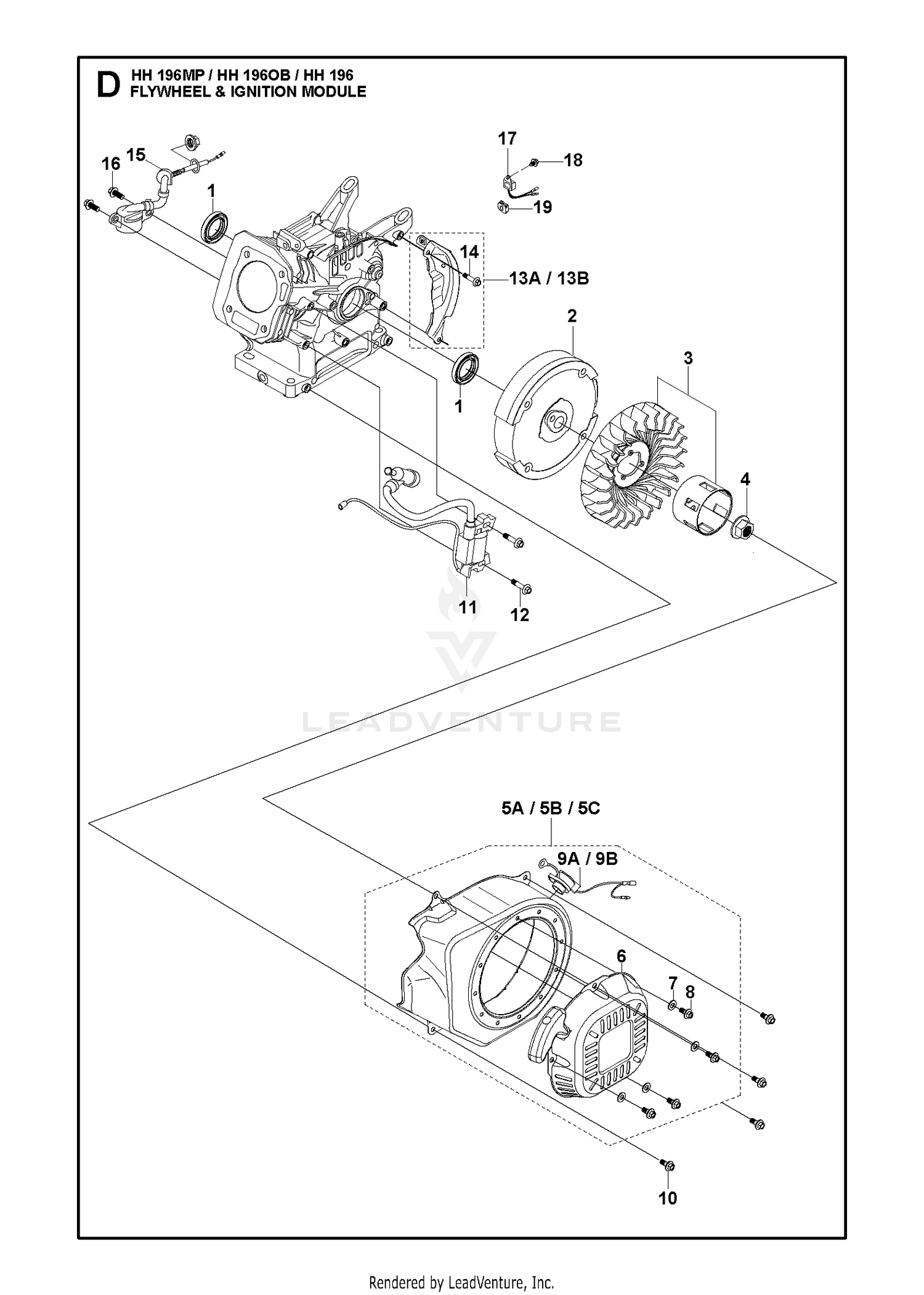 FLYWHEEL & IGNITION MODULE