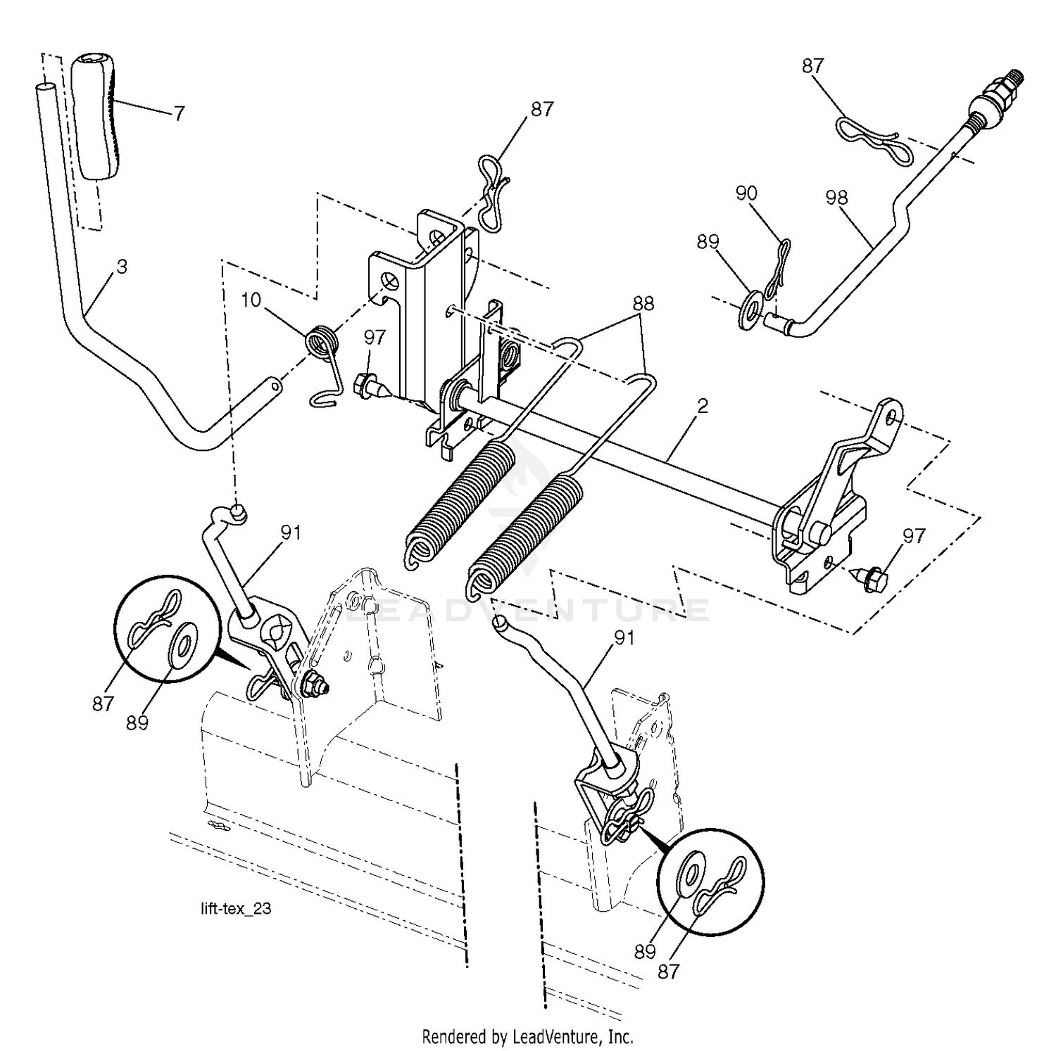 MOWER LIFT / DECK LIFT