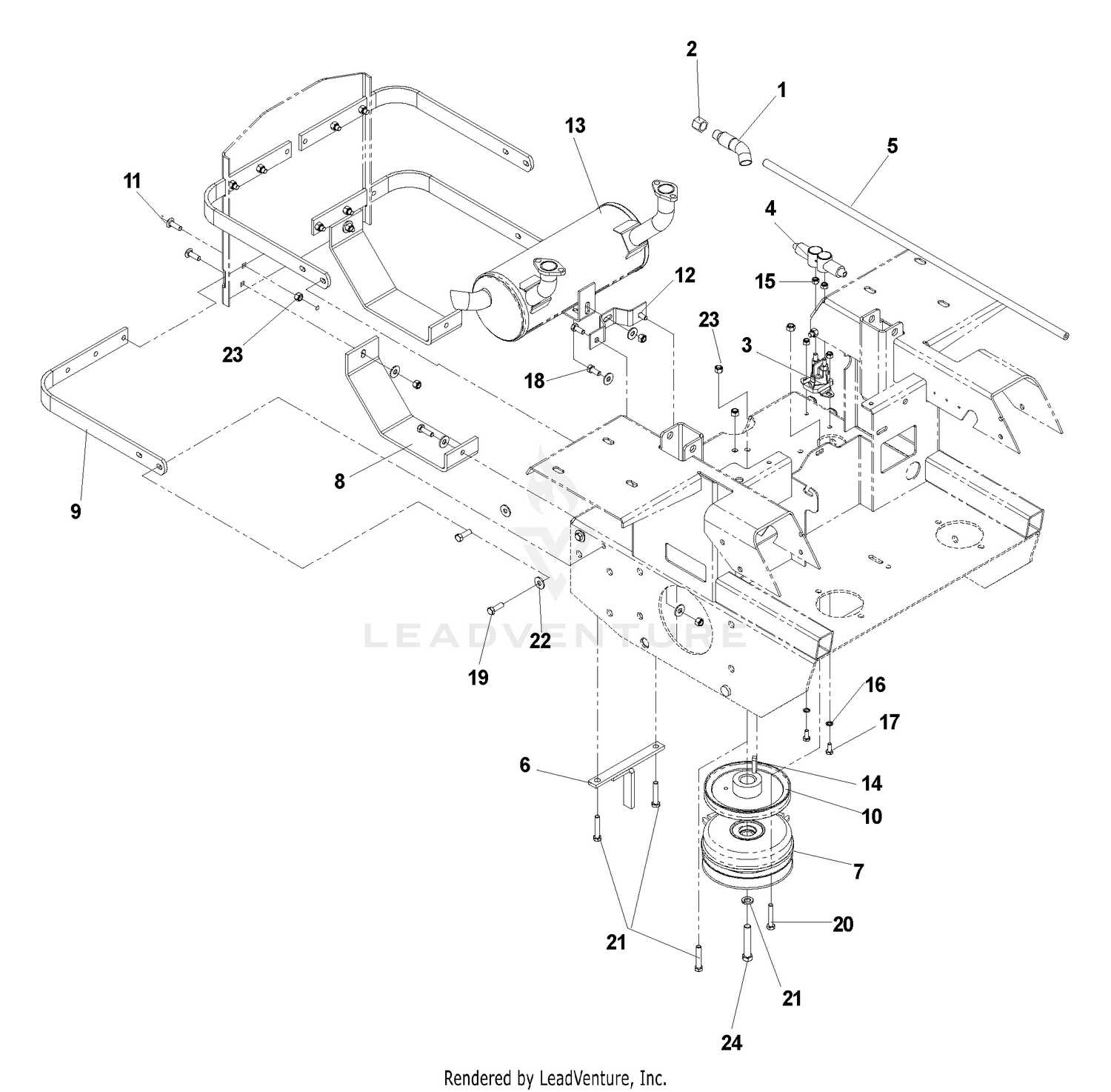 Briggs & Stratton 23HP Vanguard Engine Assembly