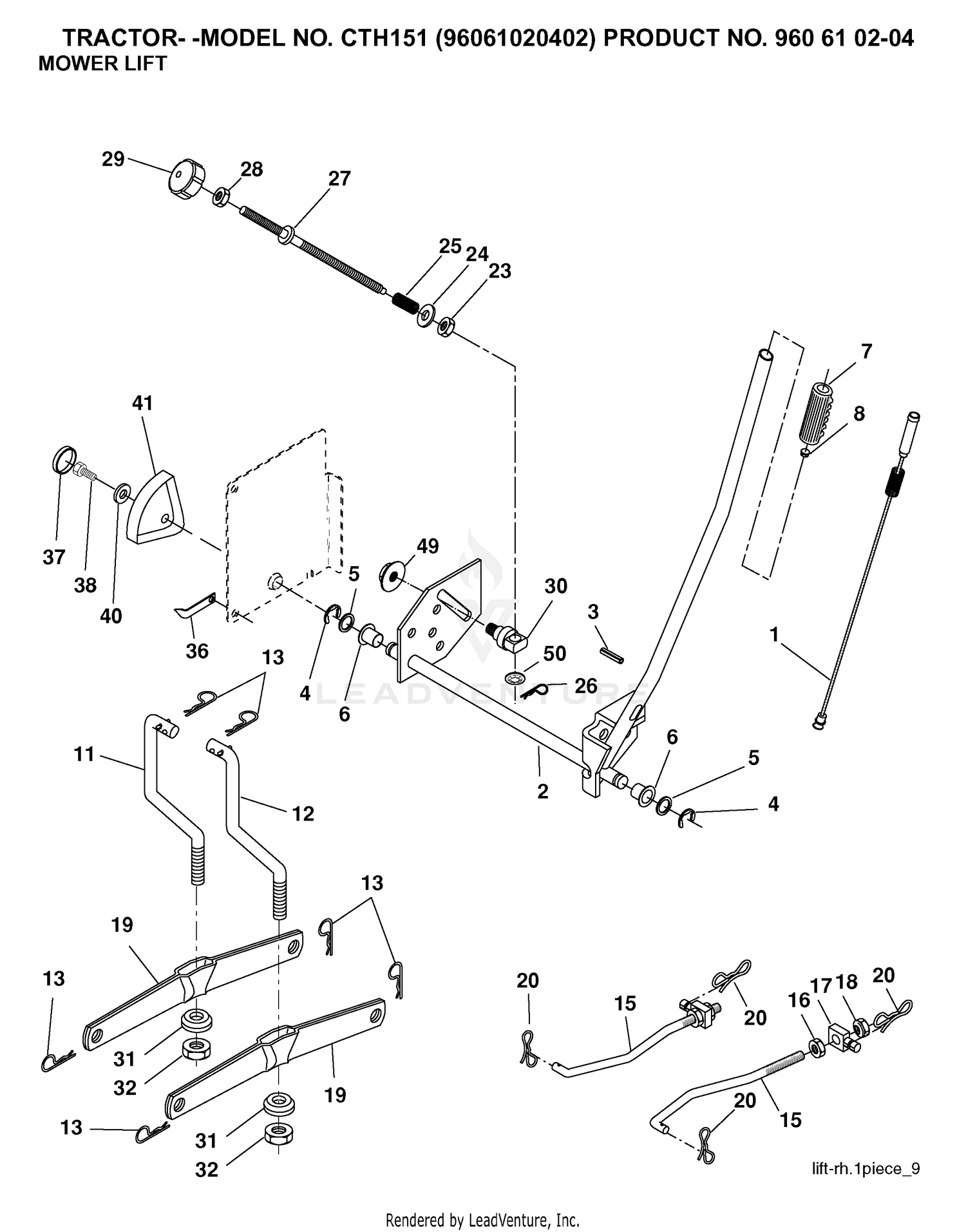 MOWER LIFT / DECK LIFT