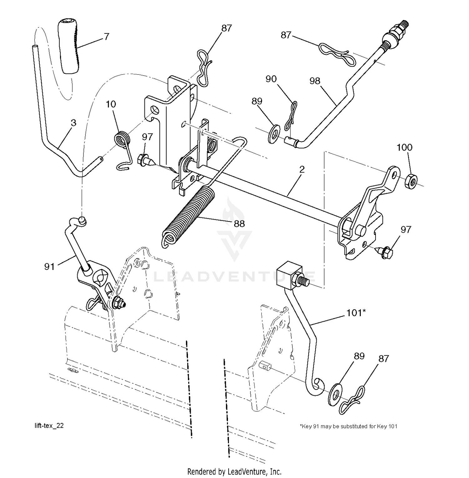 MOWER LIFT / DECK LIFT