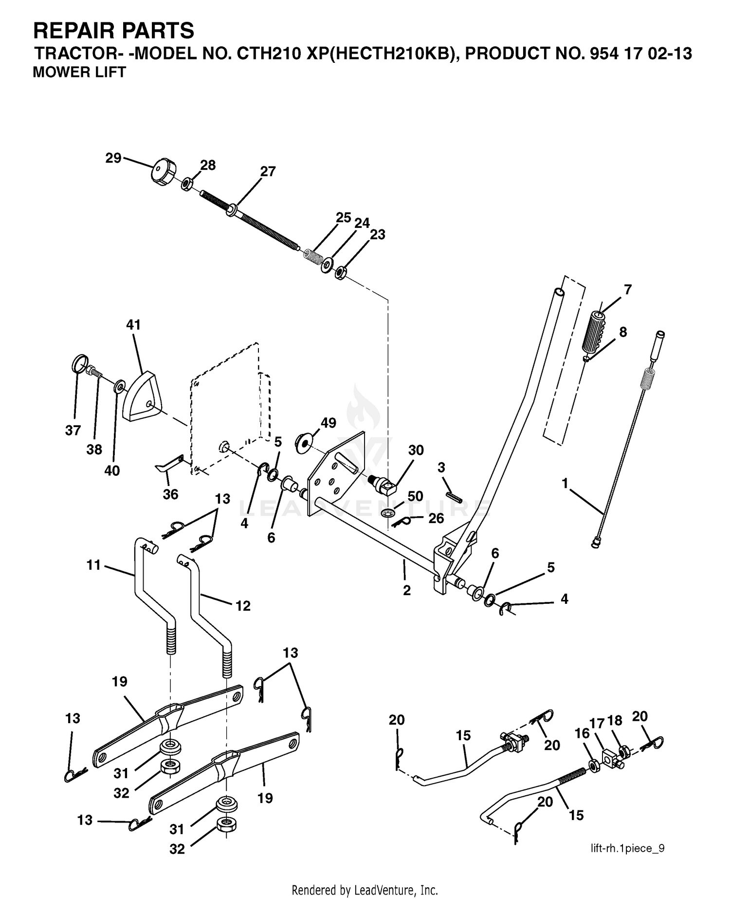 MOWER LIFT / DECK LIFT