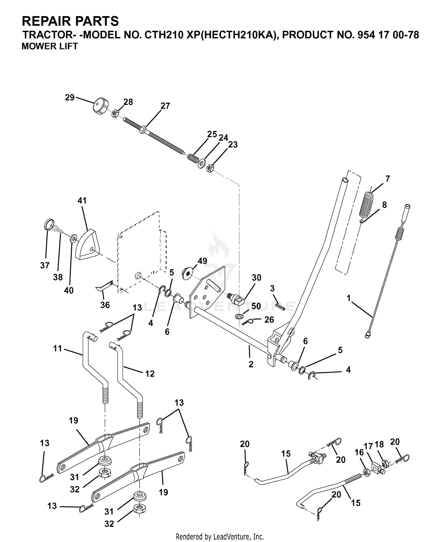 MOWER LIFT / DECK LIFT