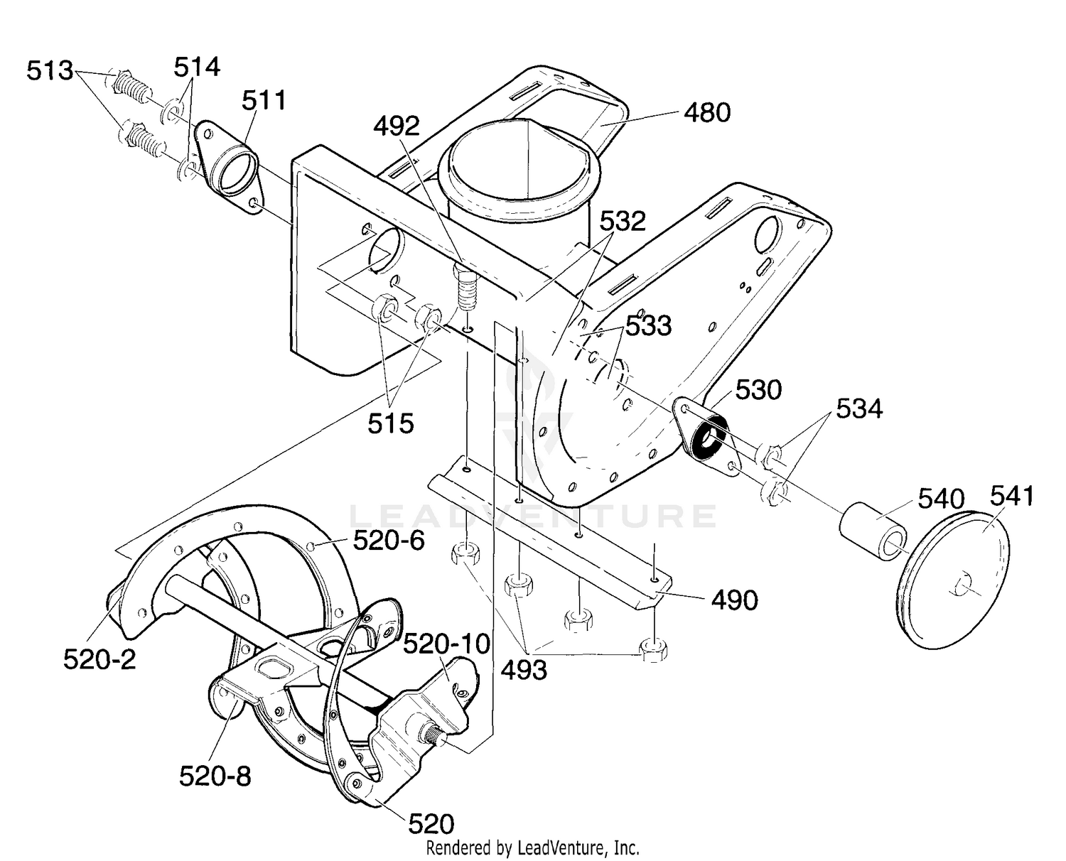 Auger Housing Repair Parts