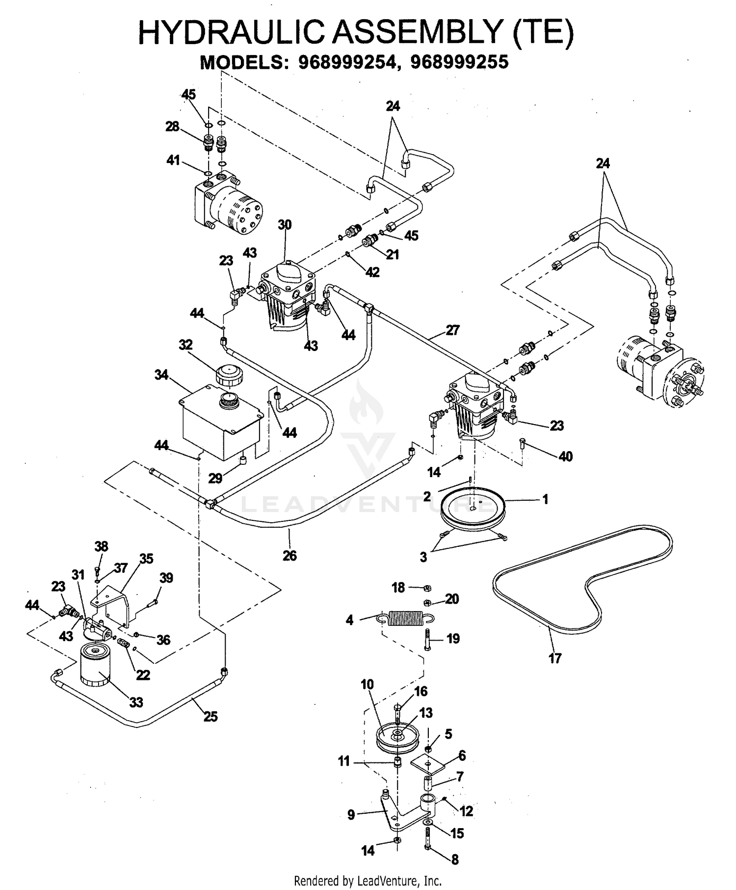 HYDRAULIC PUMP - MOTOR