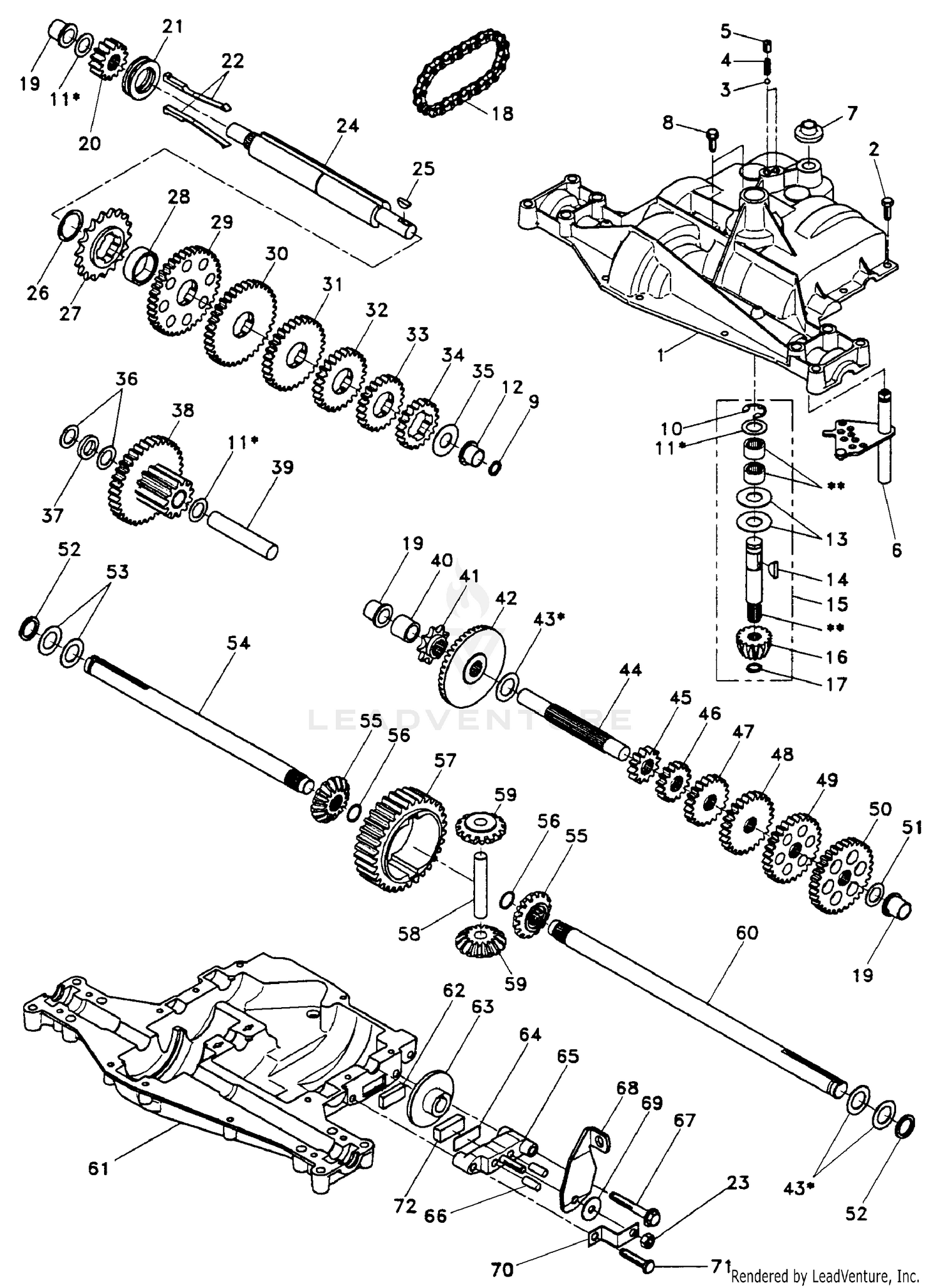 Dana Transaxle - Model No. 4360-79
