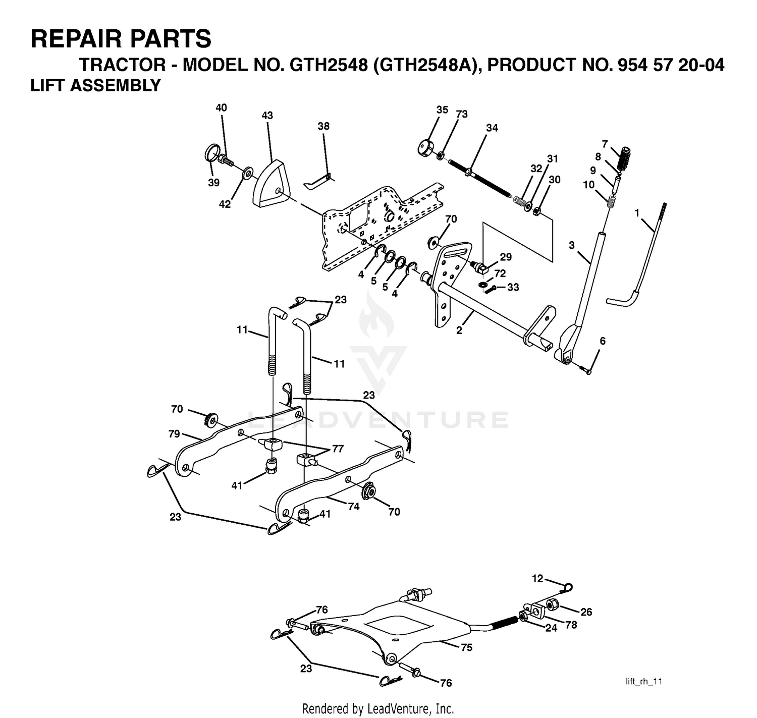MOWER LIFT / DECK LIFT