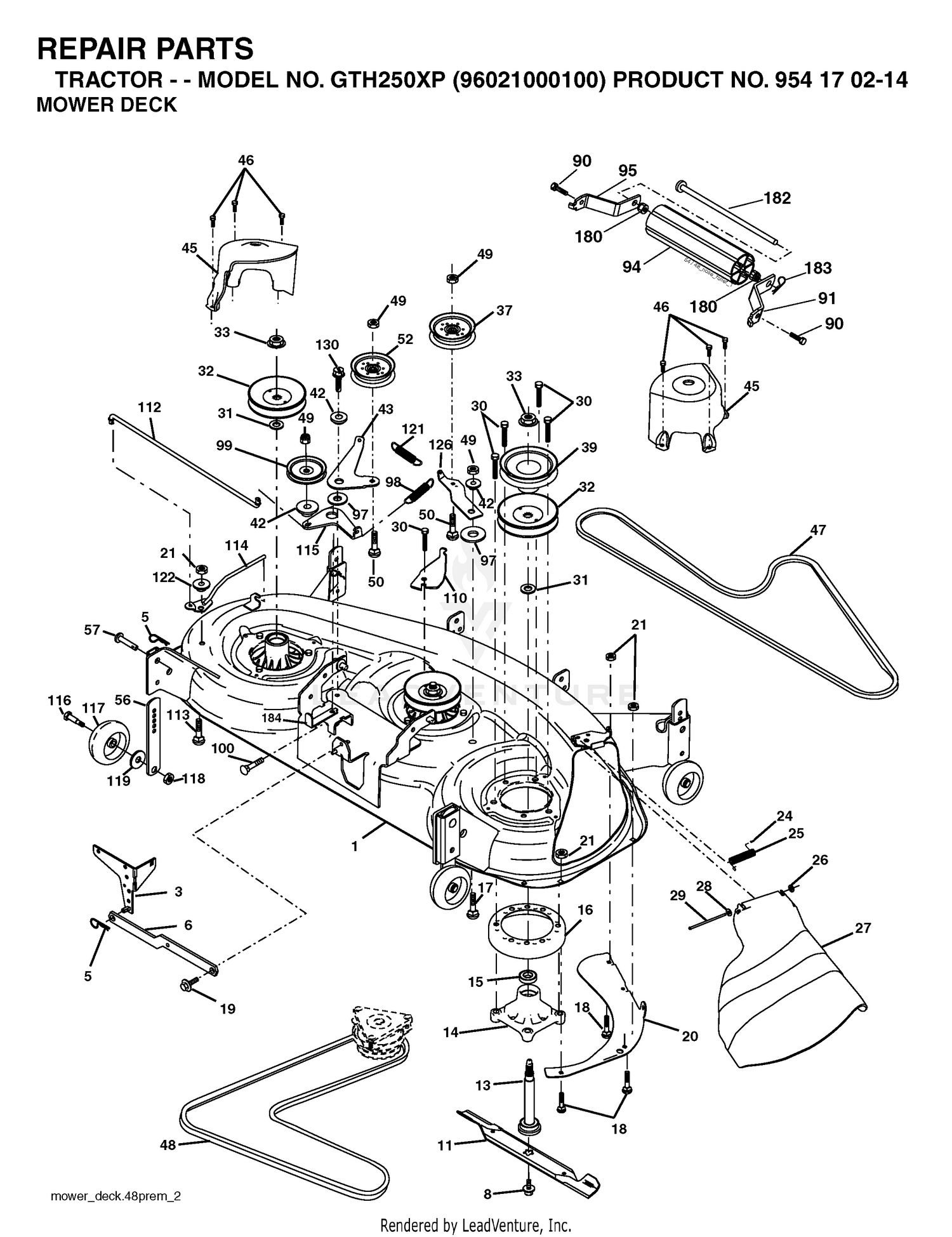 MOWER DECK / CUTTING DECK