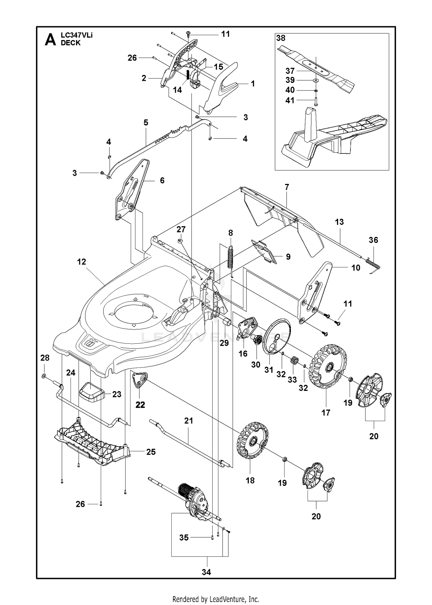 MOWER DECK / CUTTING DECK