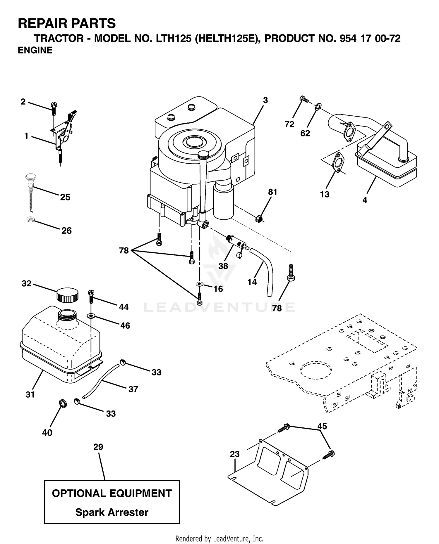 ENGINE & CUTTING EQUIPMENT