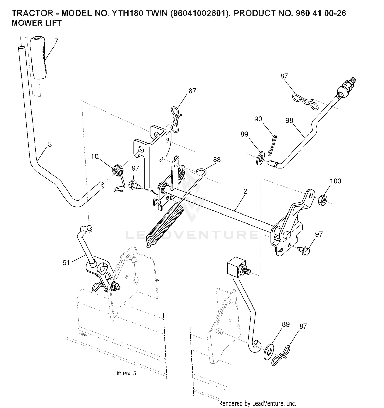 MOWER LIFT / DECK LIFT