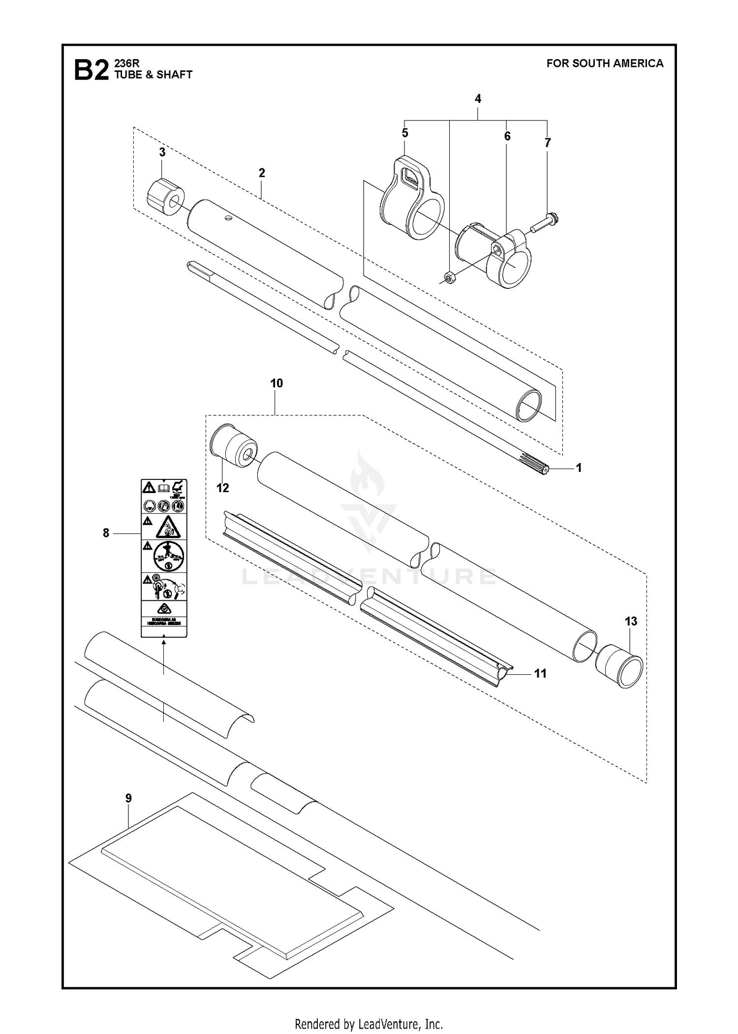 TUBE & SHAFT for South America