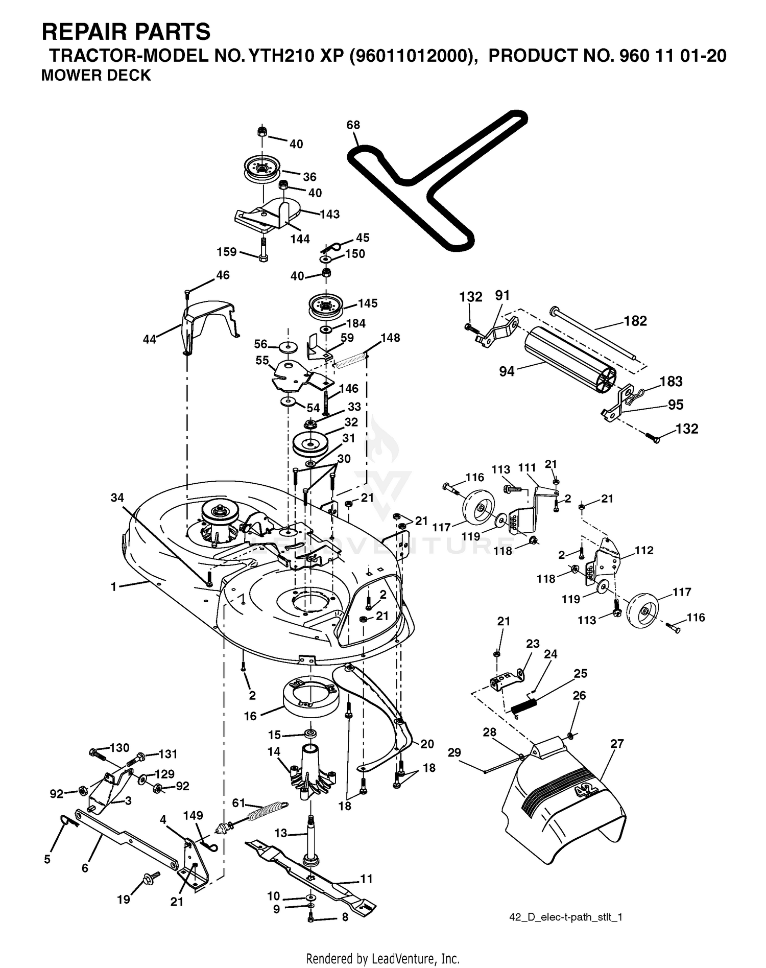 MOWER DECK / CUTTING DECK