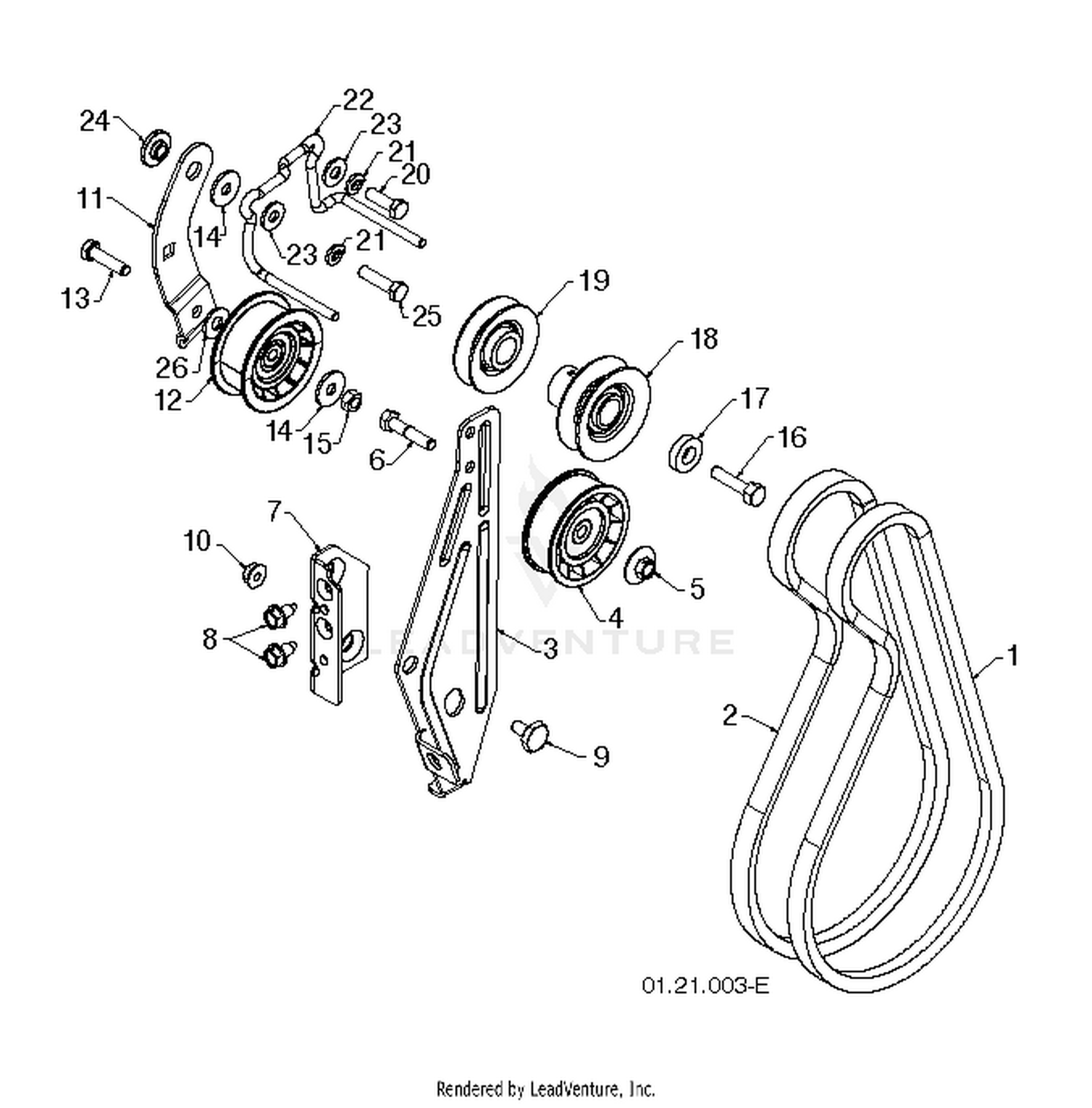 "CHASSIS, ENGINE & PULLEYS"