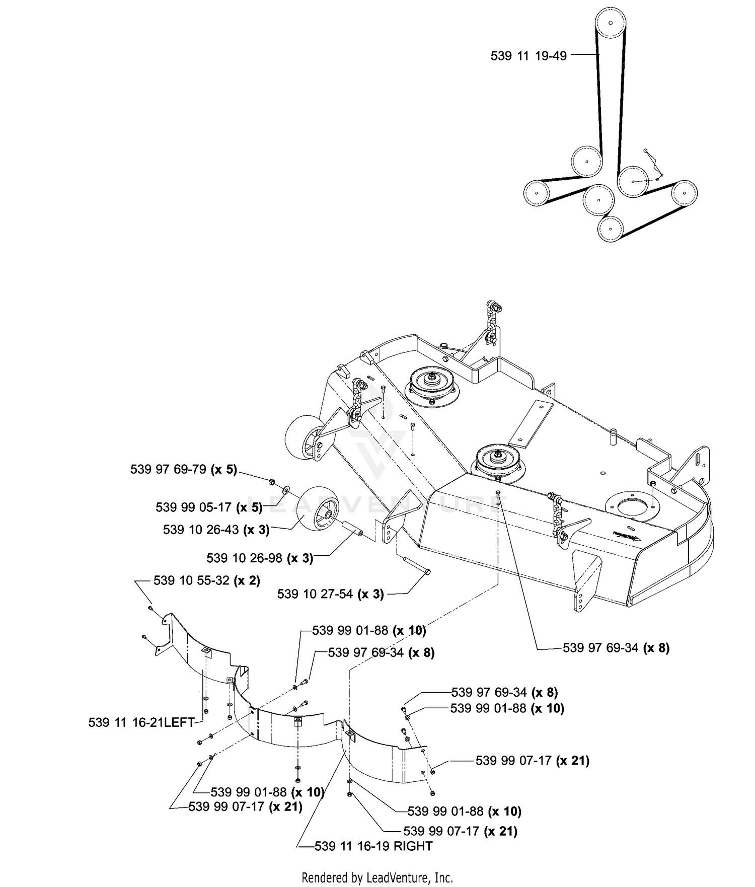 48" Deck Assembly (Part 2)