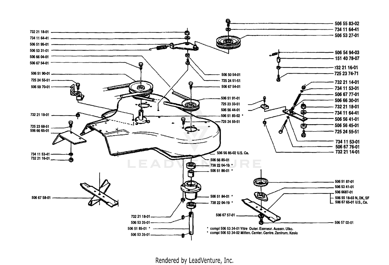Deck/Blade Assembly