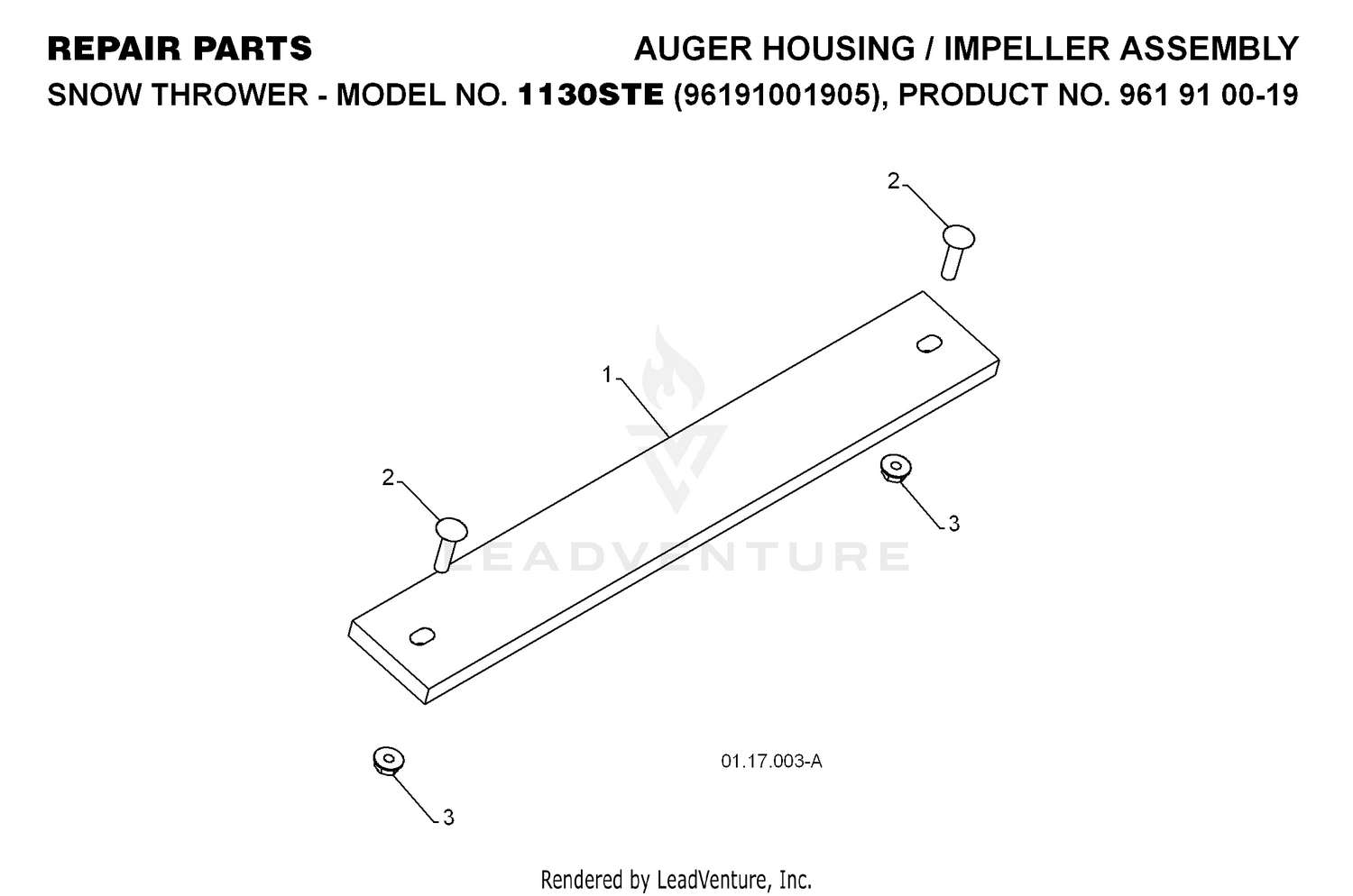 AUGER HOUSING & IMPELLER
