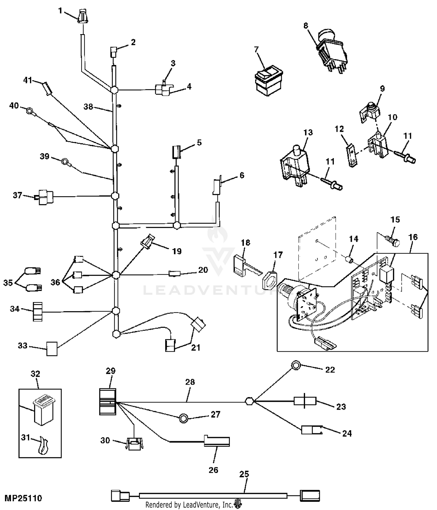 John Deere 100 Series Parts Diagram