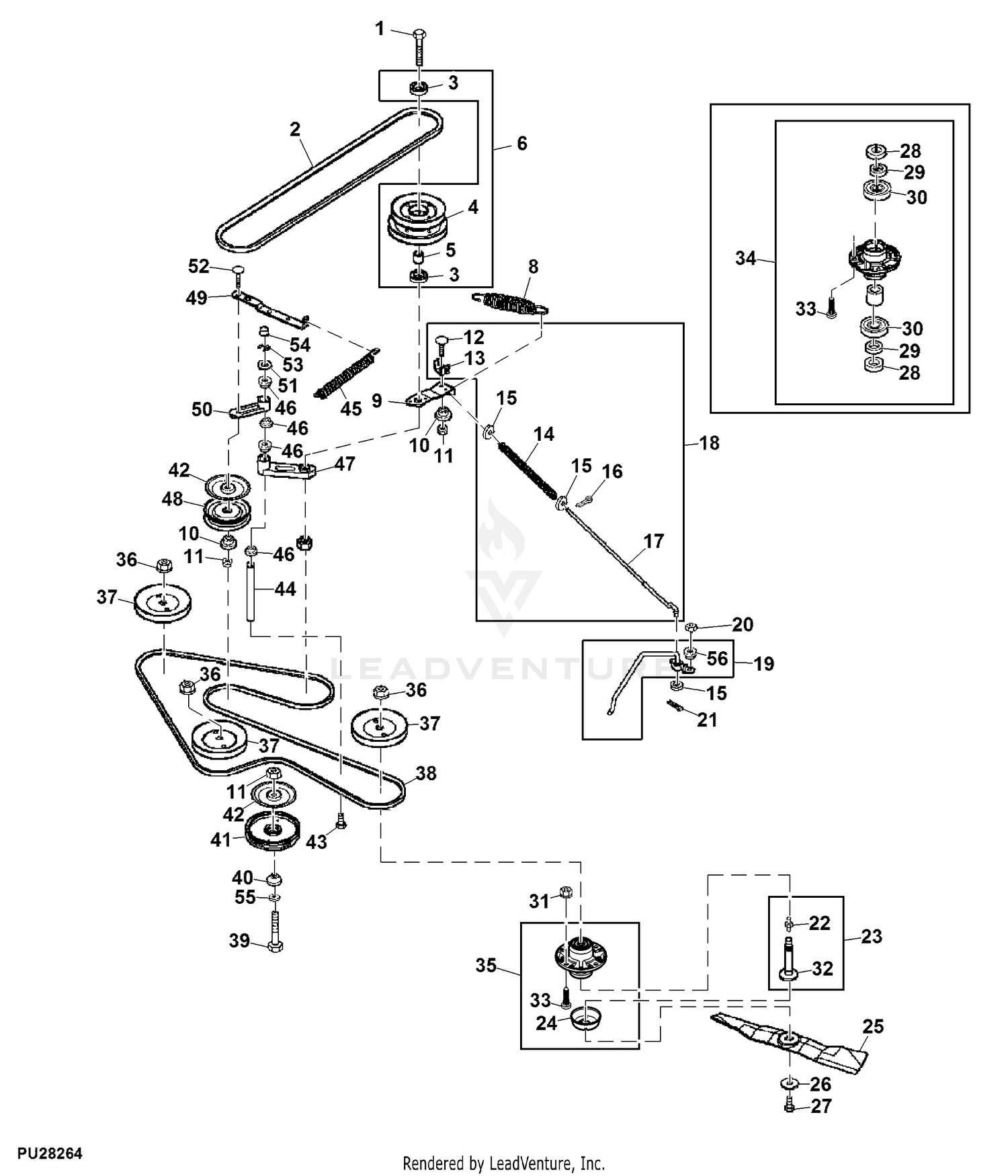 John Deere 345 54c Mower Deck Parts Diagram Retailer | ids-deutschland.de