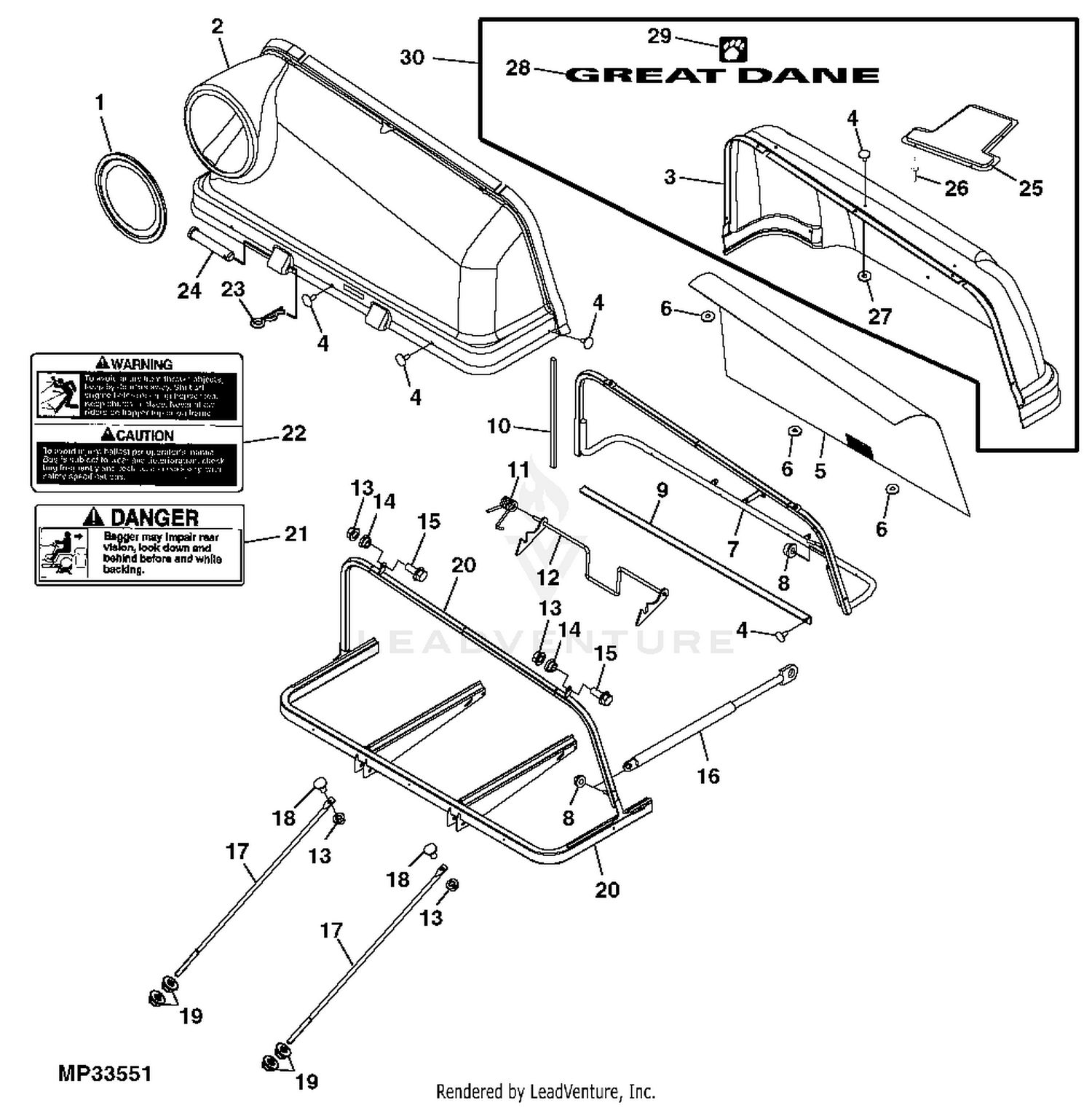 Rear bagger best sale