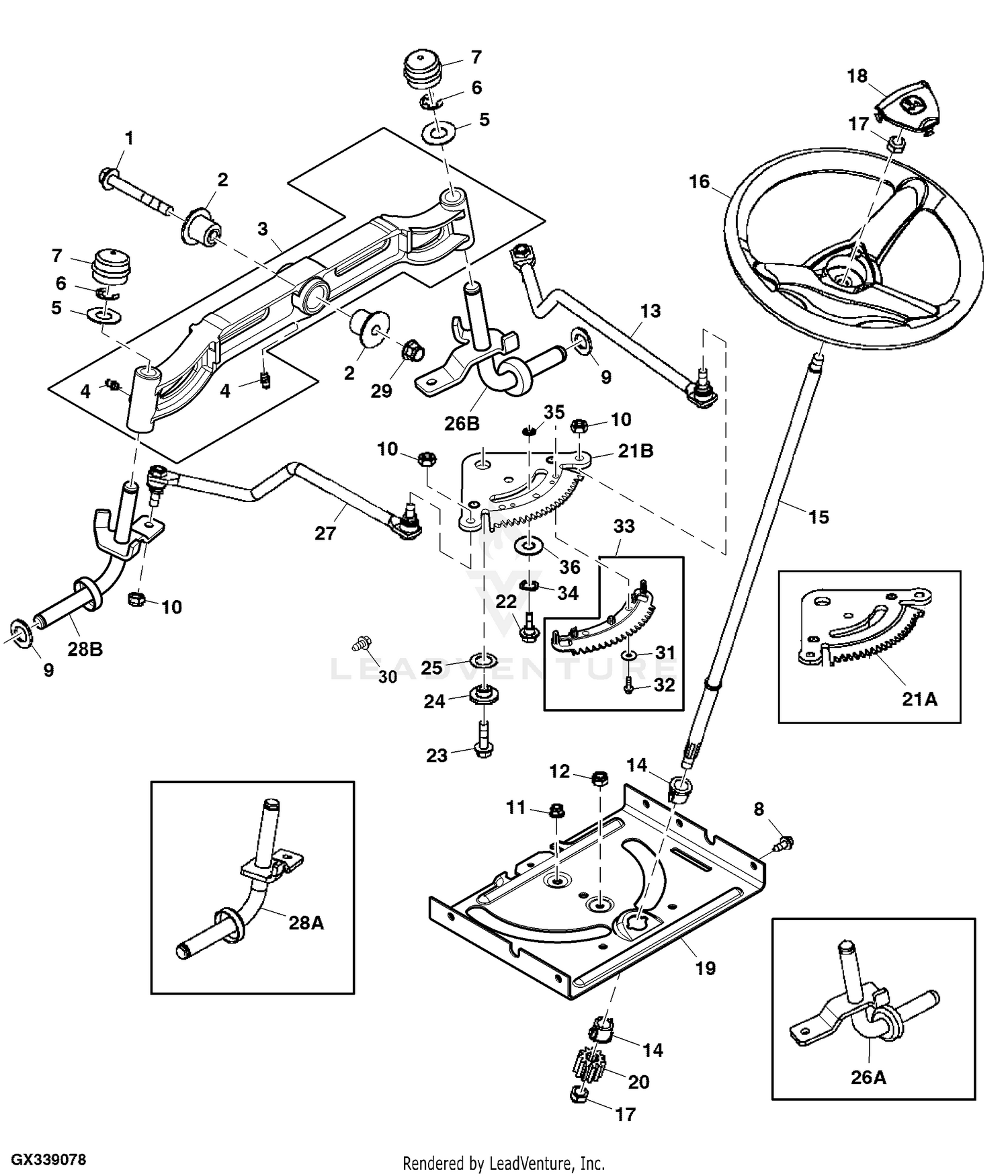 john deere d110 parts diagram