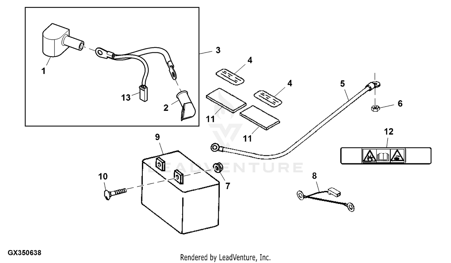 John deere l108 online belt diagram