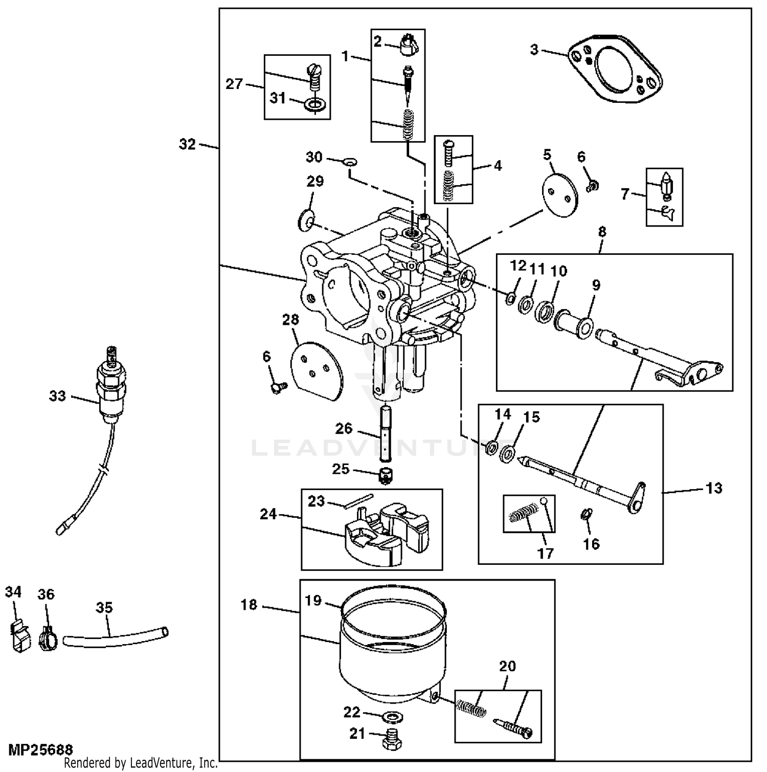 Briggs and stratton online lawn mower carburetor parts