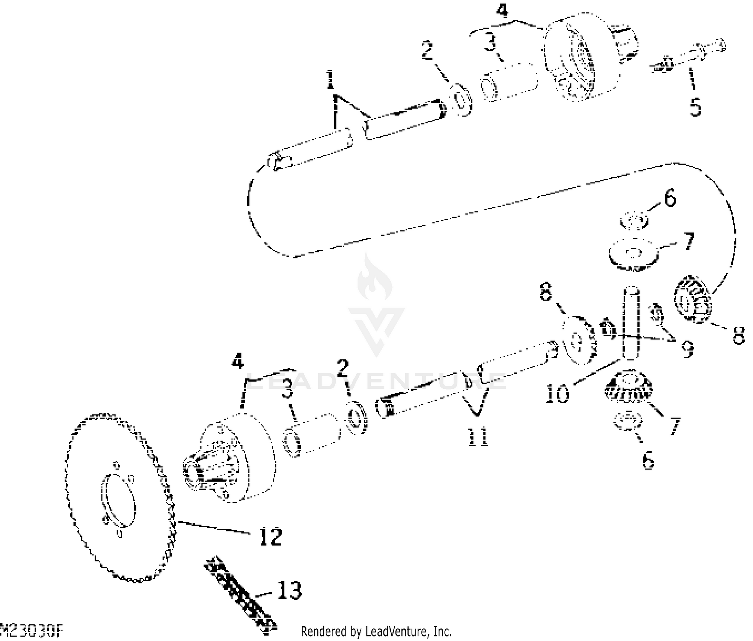 Riding lawn mower online differential