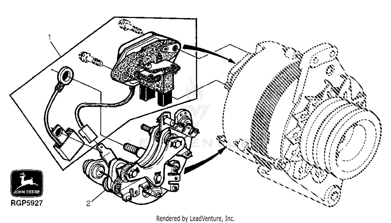John Deere 260 Skid Steer Alternator Wiring Diagram - Wiring Diagram