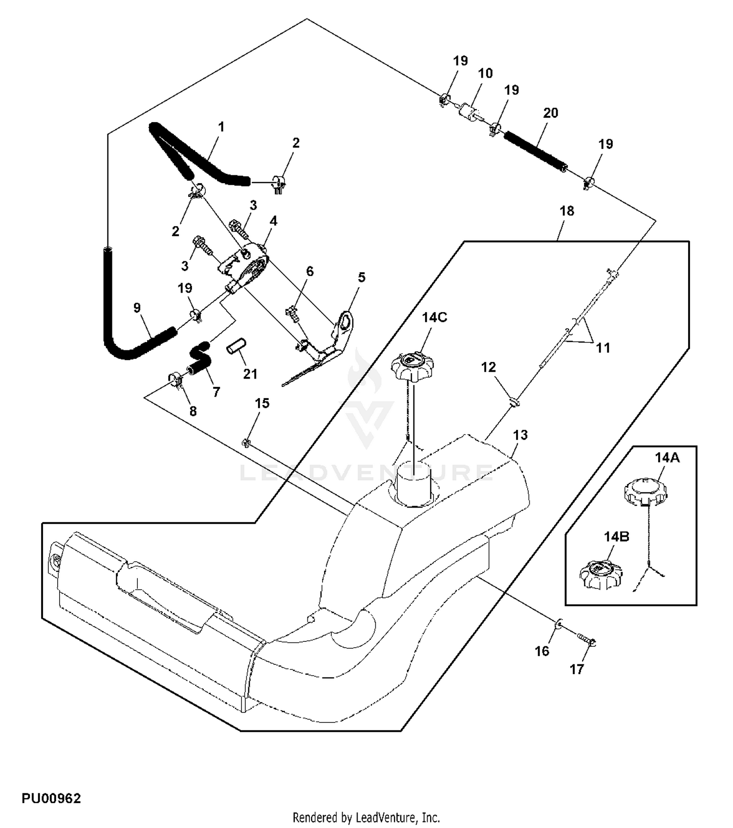 John Deere 757 ZTrak AC Gas Engine W/54 Inch Mower Deck, 43% OFF