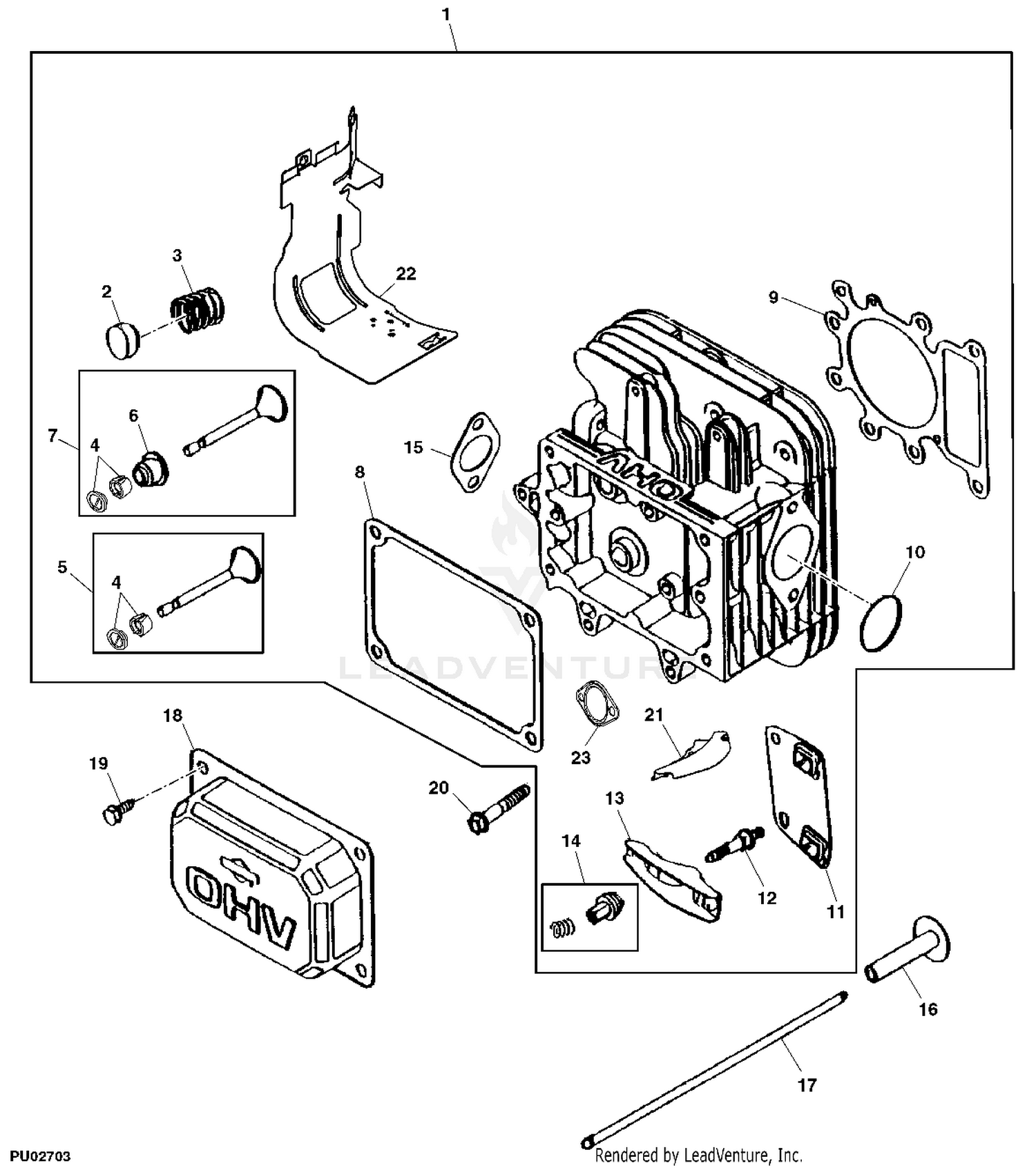 La115 outlet parts diagram