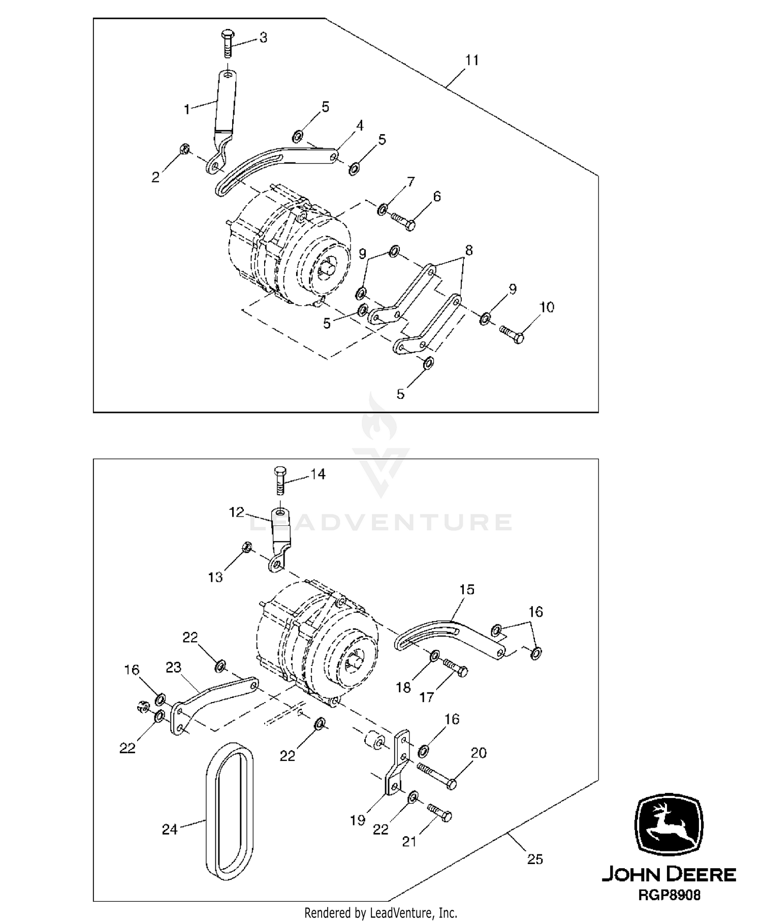John Deere Skid Steer And Compact Tracked Loader Ignition Key - Foto 7