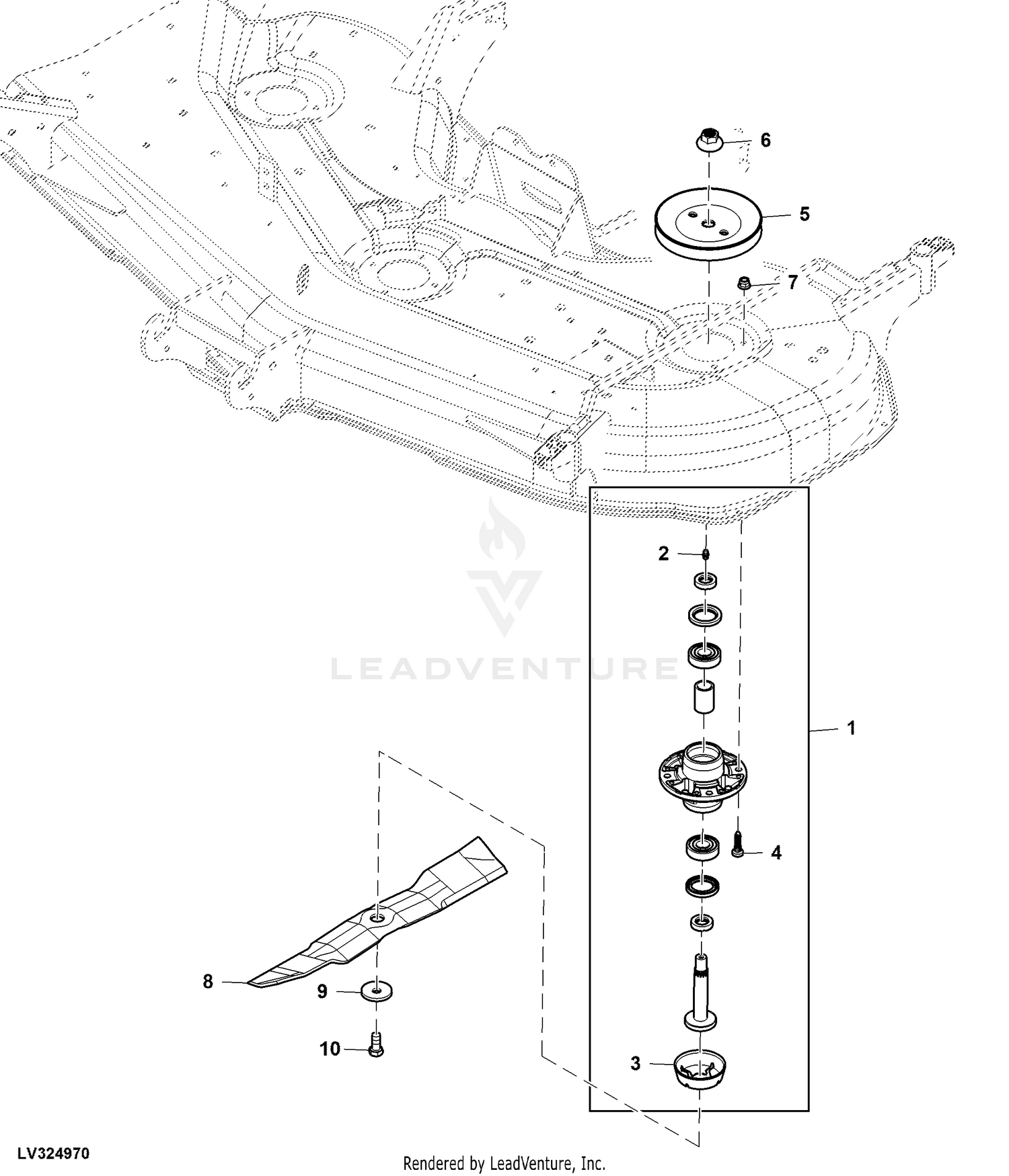 Mower blades for john best sale deere 54 inch deck