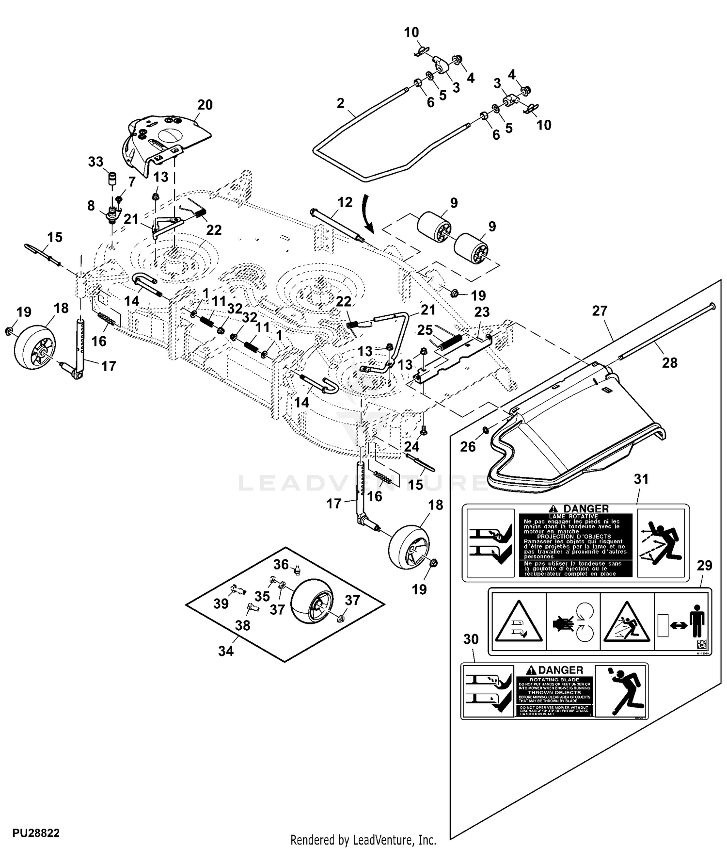 John deere outlet x390 belt diagram