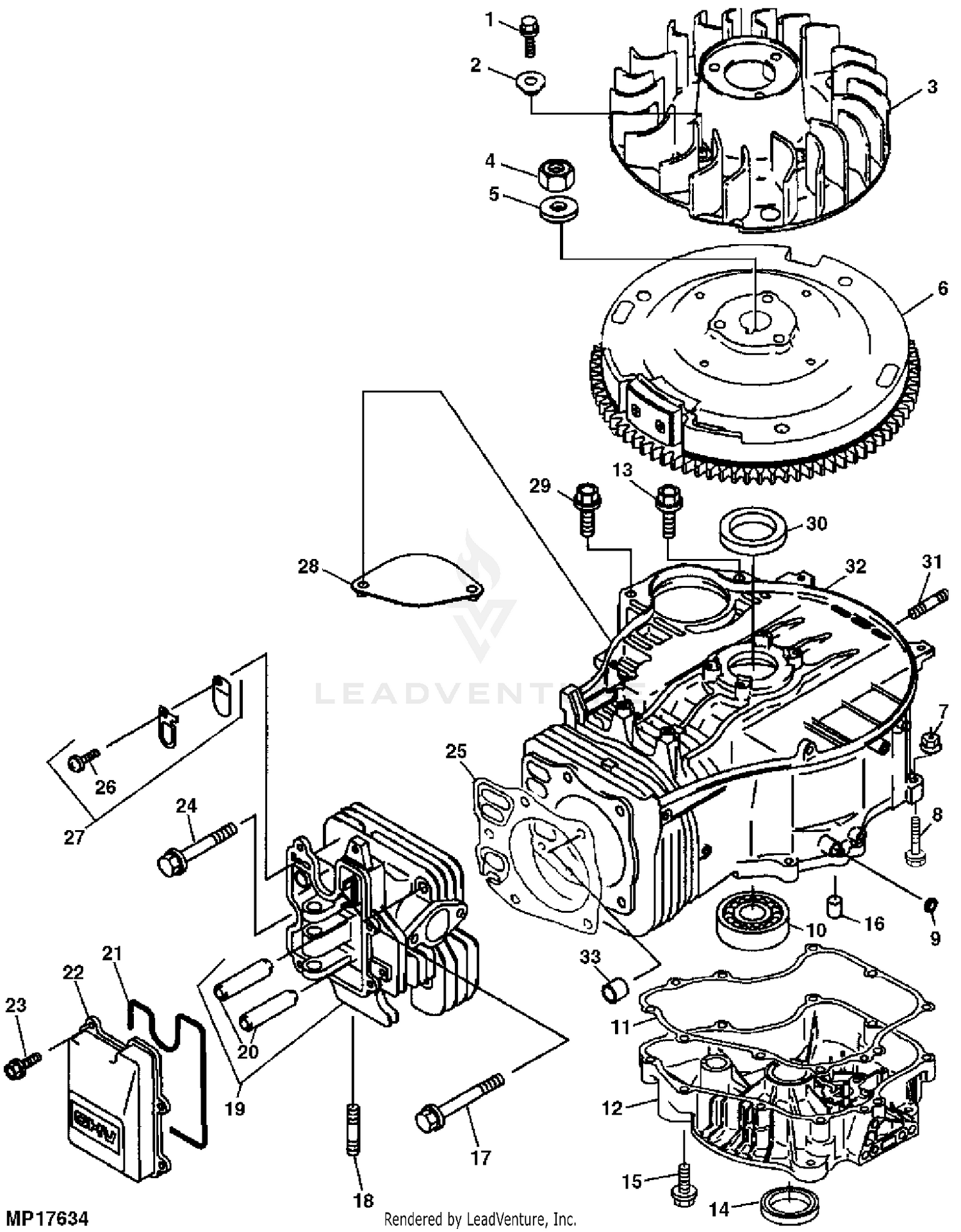 Lawn mower crankcase hotsell