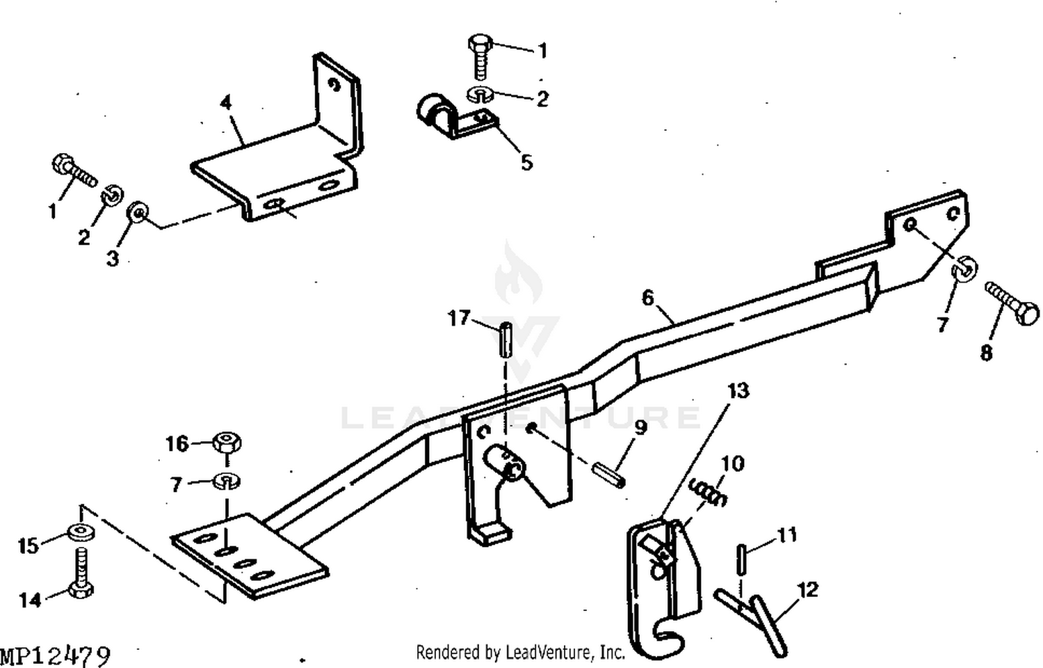 John Deere 7, 8, 8A, 8B, 10 and 10A Backhoes Parts Catalog (PC1969)